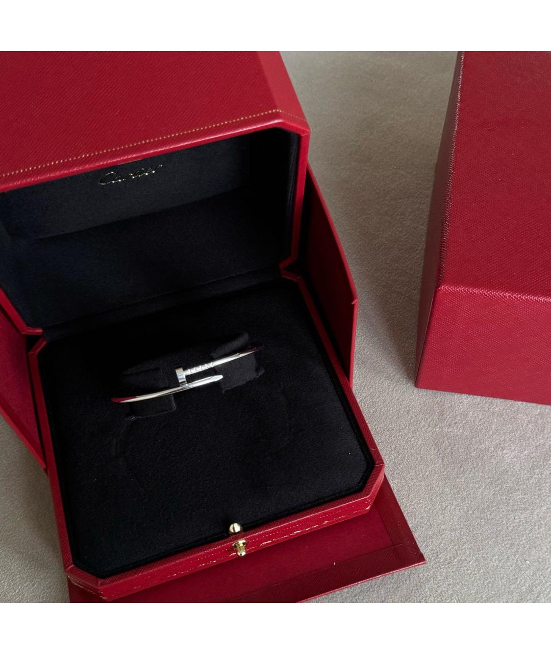 CARTIER Серебрянный браслет из белого золота, фото 4