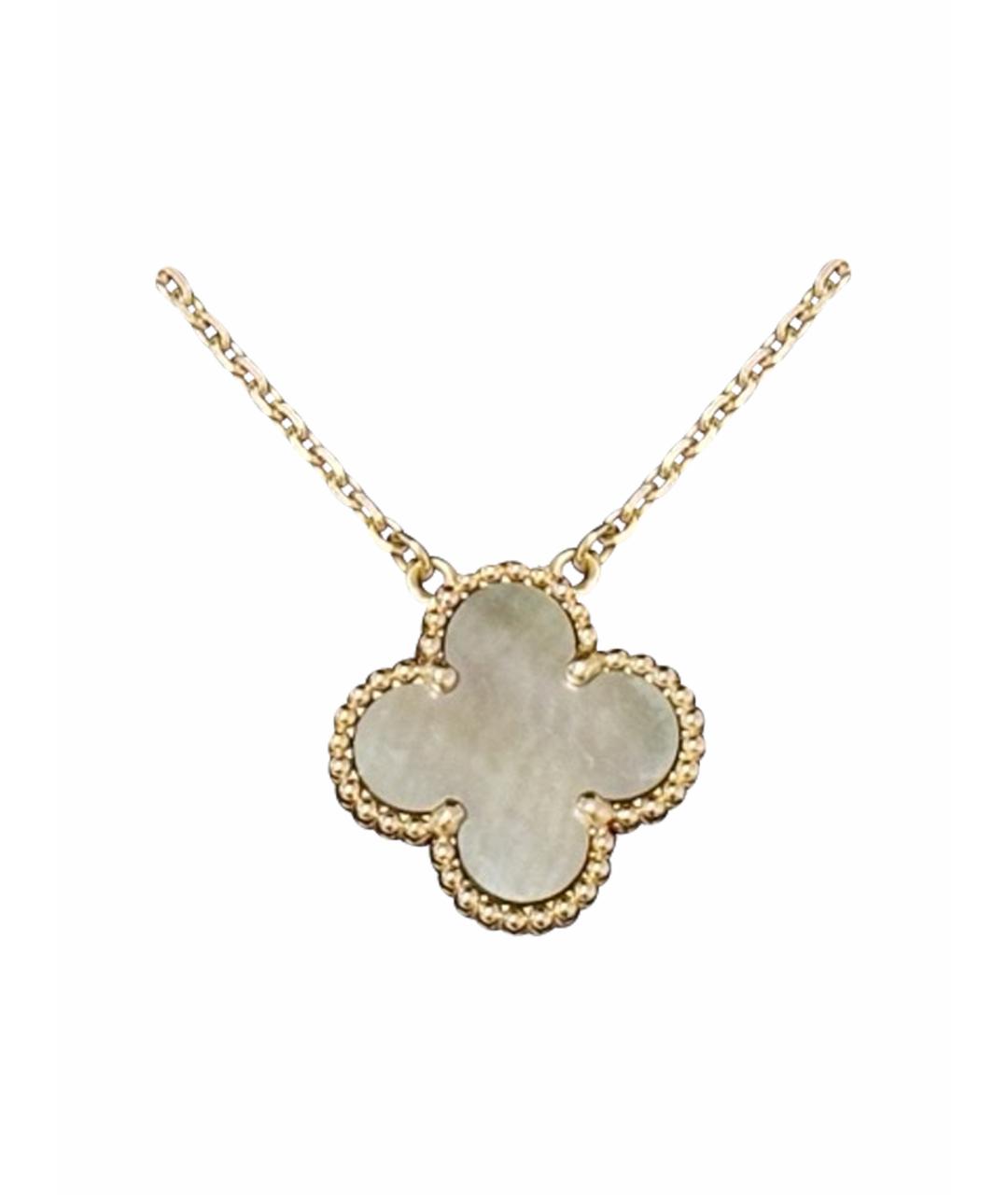 VAN CLEEF & ARPELS Серое колье из розового золота, фото 1