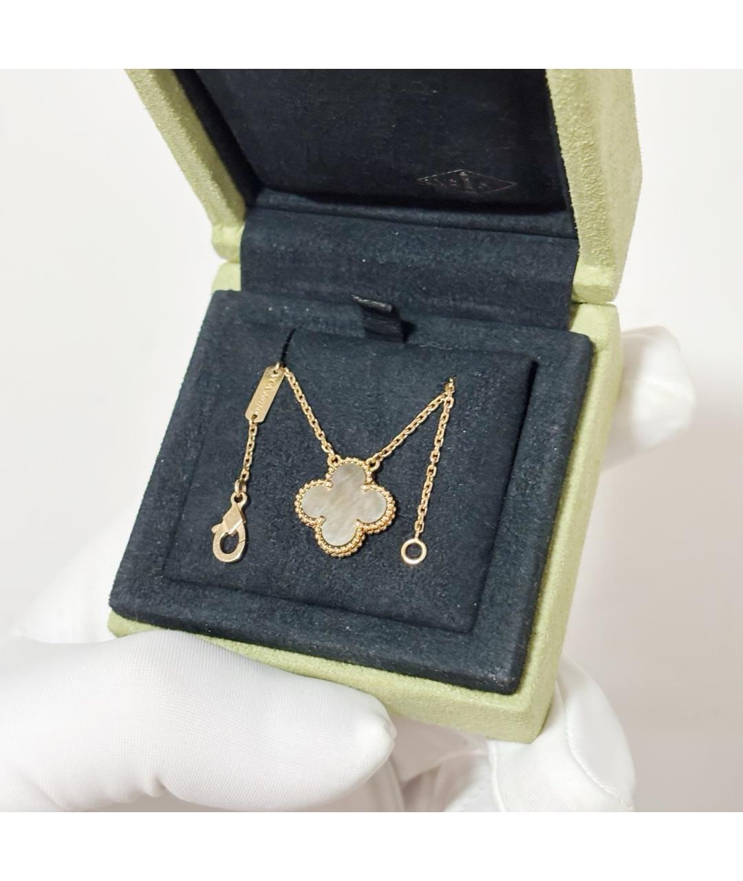 VAN CLEEF & ARPELS Серое колье из розового золота, фото 3