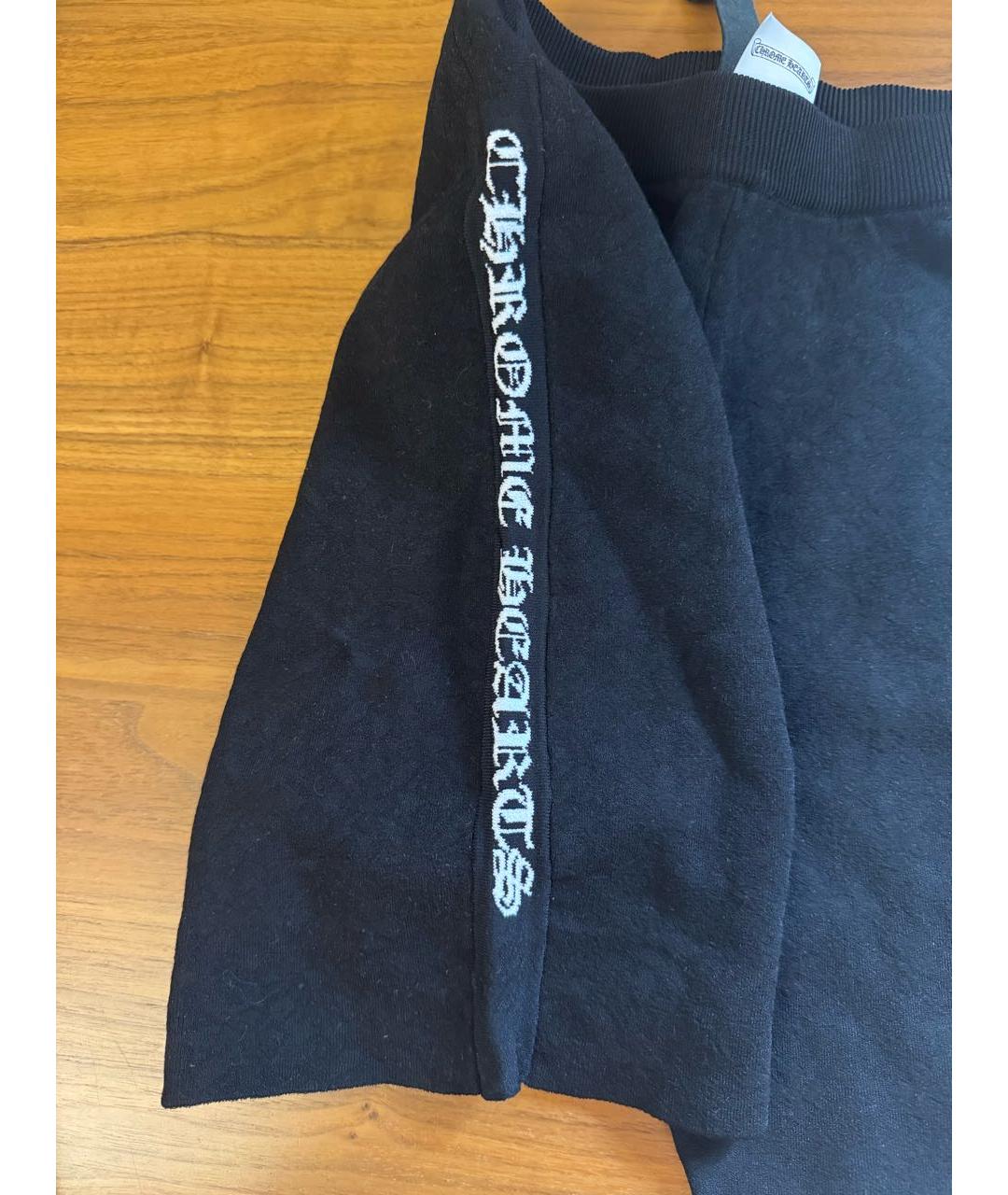 CHROME HEARTS Черные вискозные шорты, фото 2