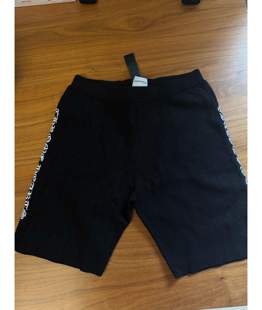 CHROME HEARTS Черные вискозные шорты, фото 6