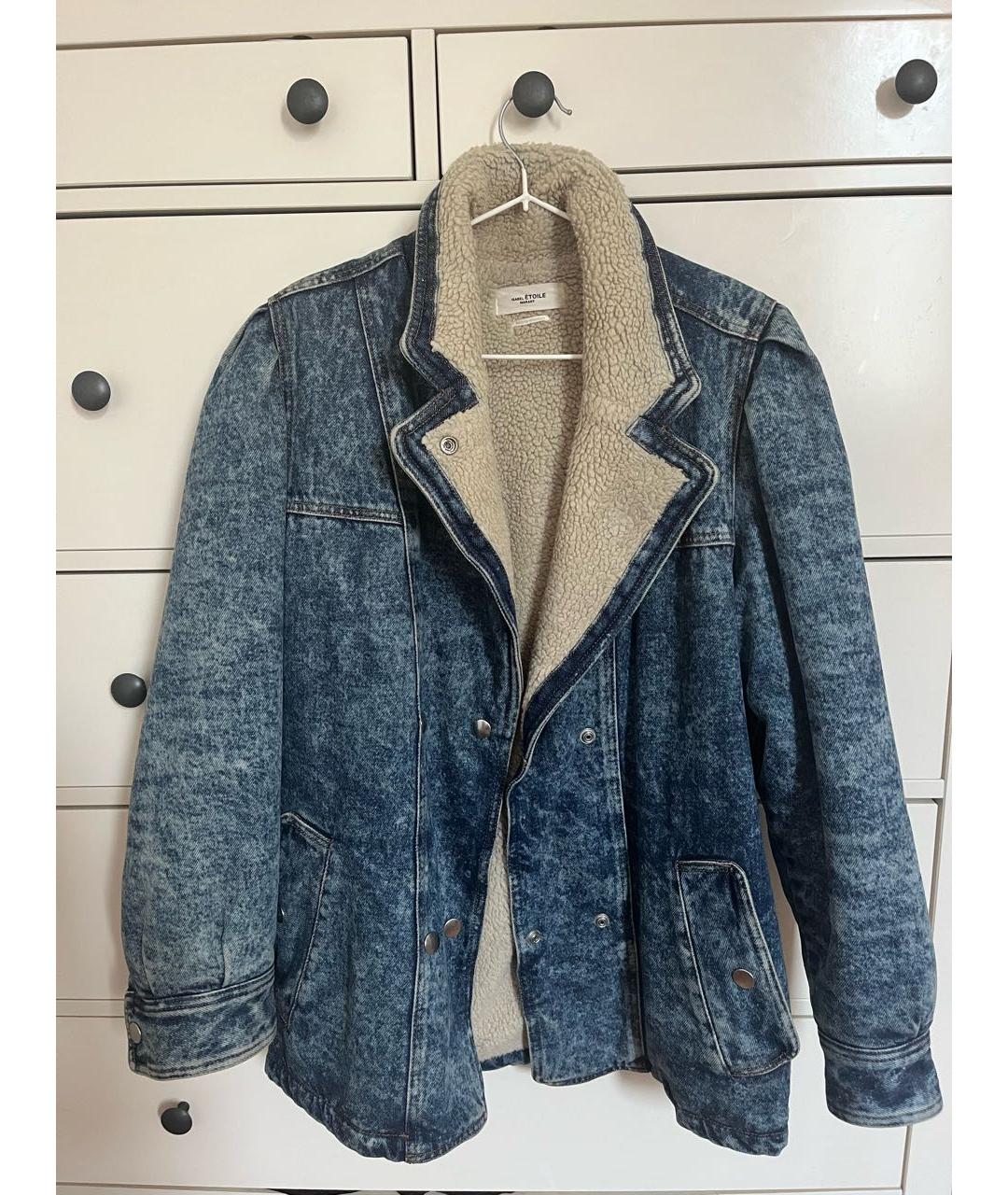 ISABEL MARANT ETOILE Синяя деним куртка, фото 8