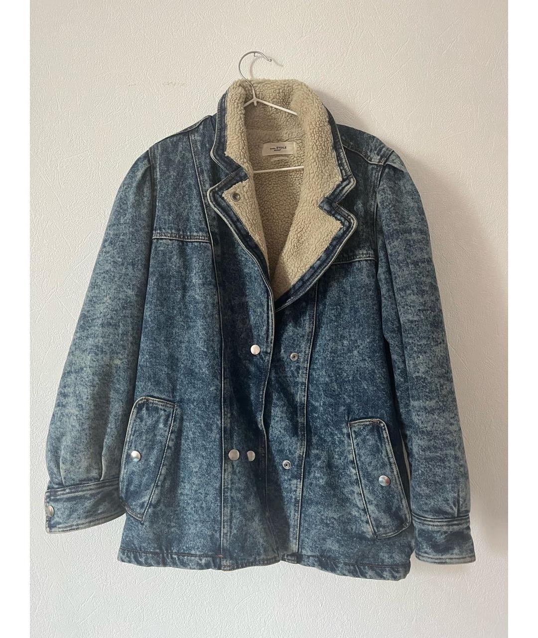 ISABEL MARANT ETOILE Синяя деним куртка, фото 6