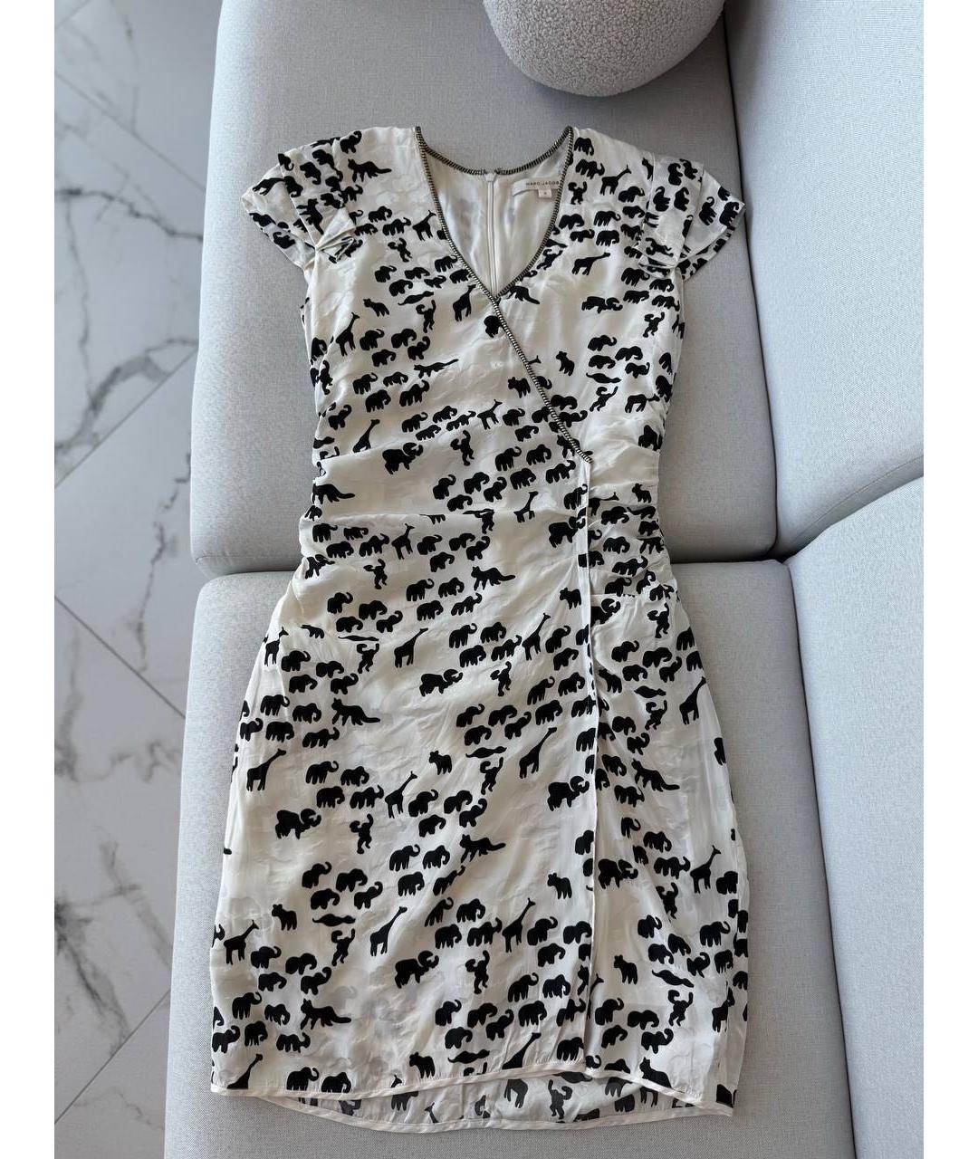 MARC JACOBS Белое повседневное платье, фото 8