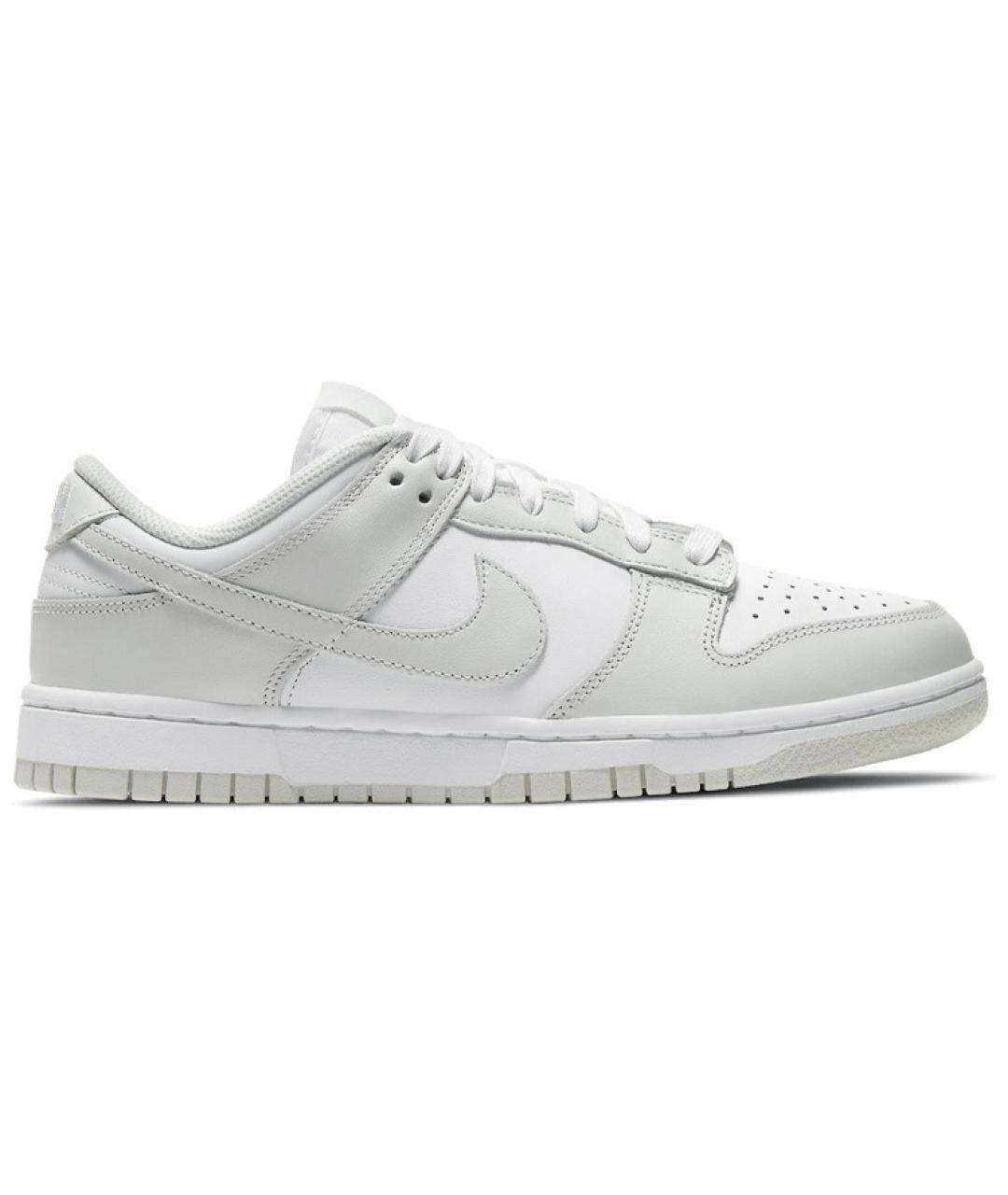 NIKE Серые кожаные кроссовки, фото 1