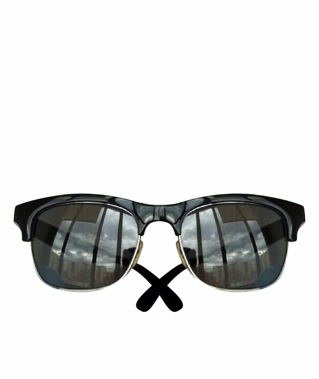 PRADA Черные пластиковые солнцезащитные очки, фото 1