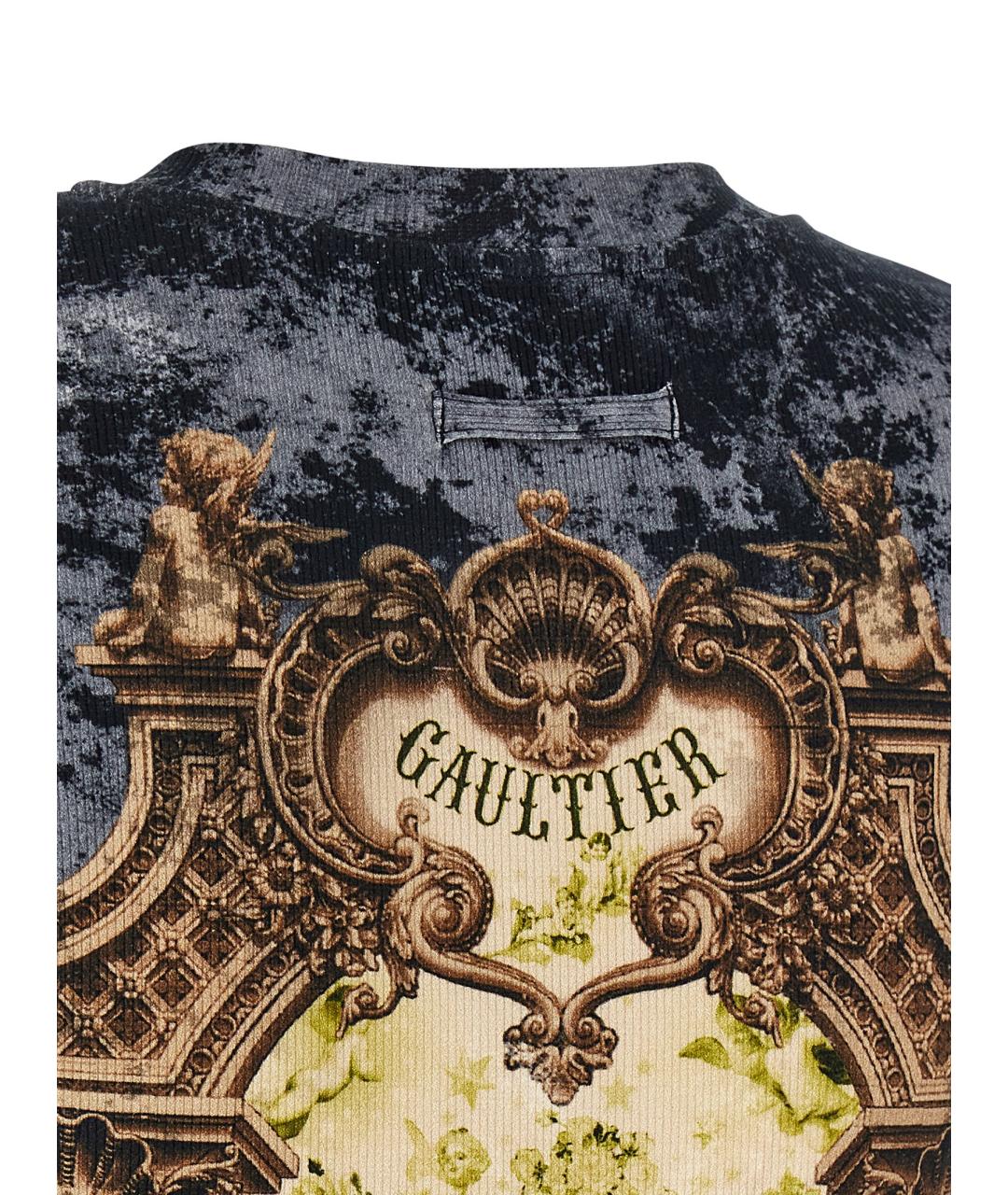 JEAN PAUL GAULTIER Мульти хлопковая футболка, фото 4