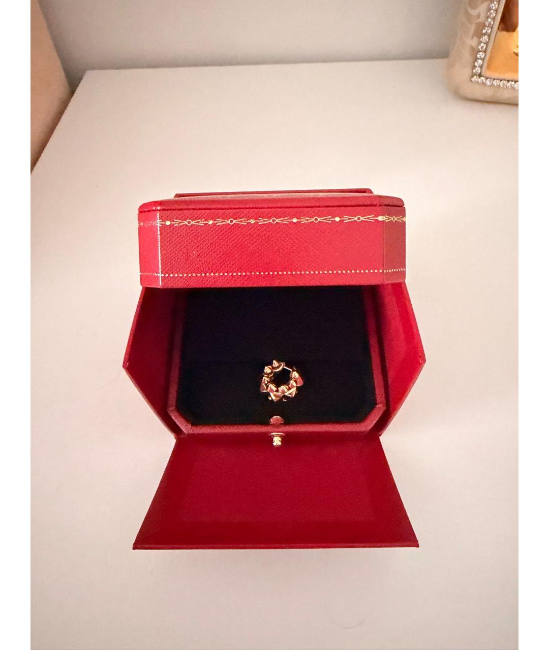 CARTIER Золотые серьги из розового золота, фото 4