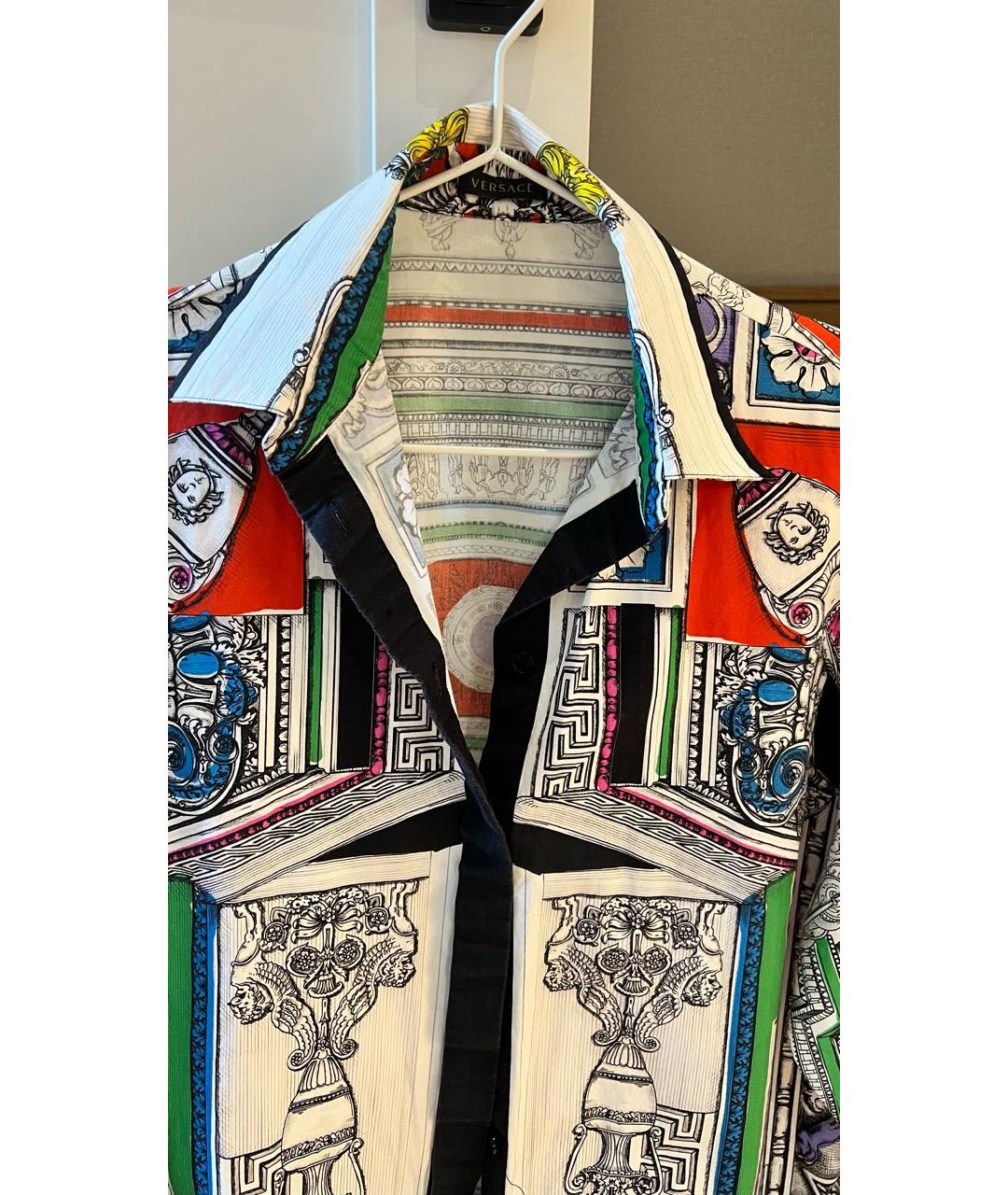 VERSACE Мульти хлопковая рубашка, фото 3
