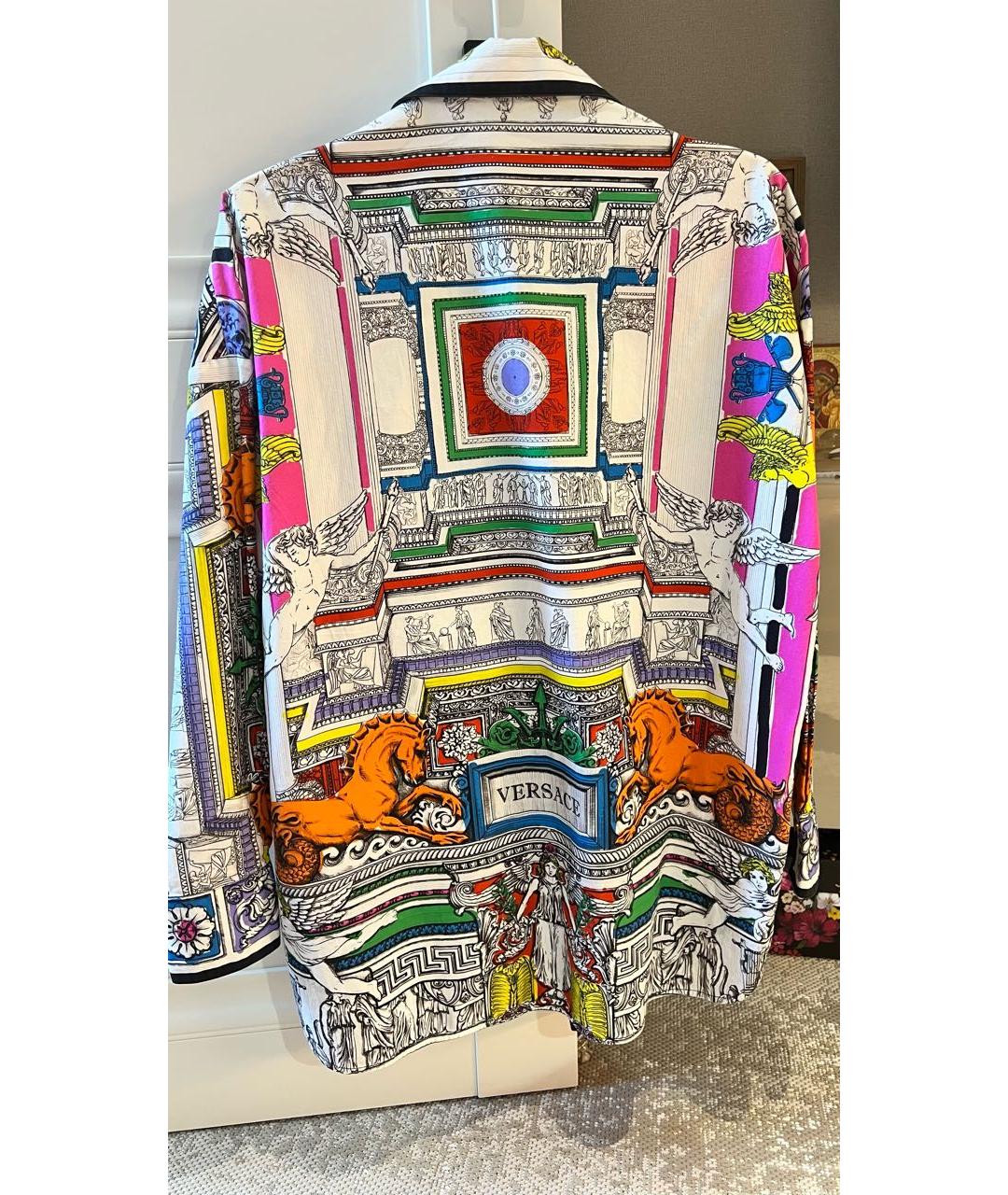 VERSACE Мульти хлопковая рубашка, фото 2