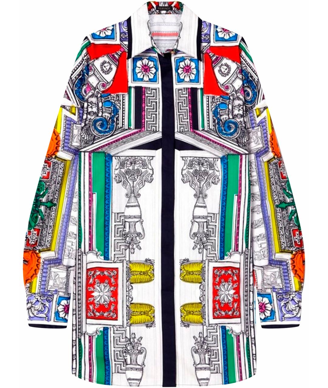 VERSACE Мульти хлопковая рубашка, фото 1