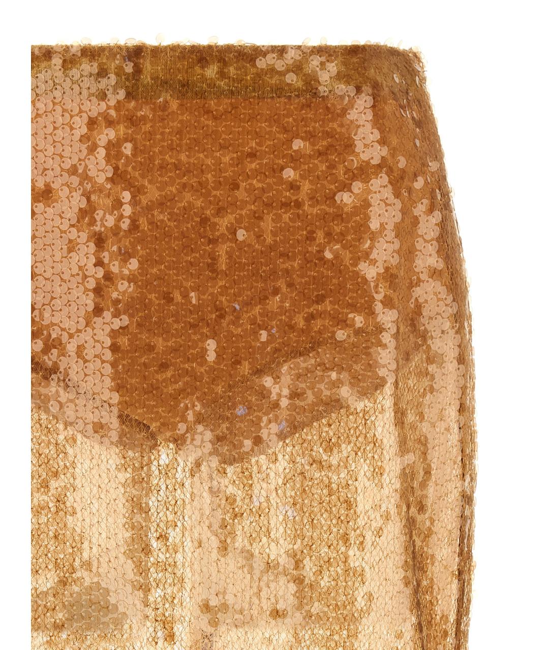 ELISABETTA FRANCHI Мульти полиэстеровая юбка миди, фото 3