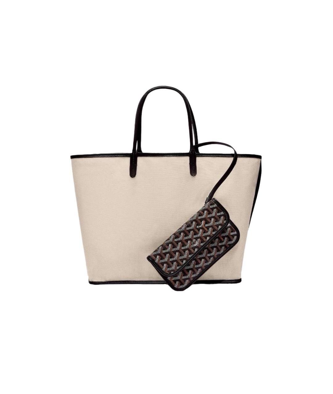 GOYARD Коричневая сумка тоут, фото 3