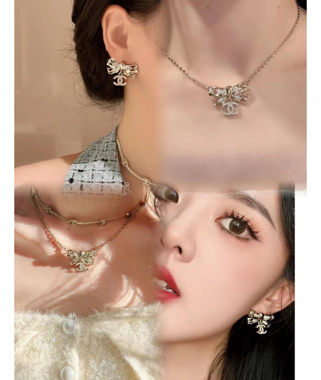 CHANEL Серебряные латунные серьги, фото 5