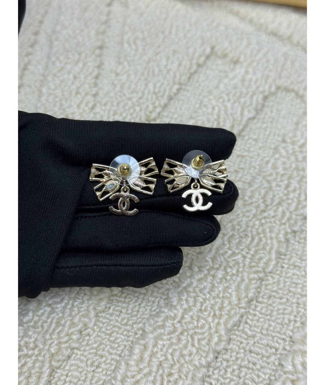 CHANEL Серебряные латунные серьги, фото 3
