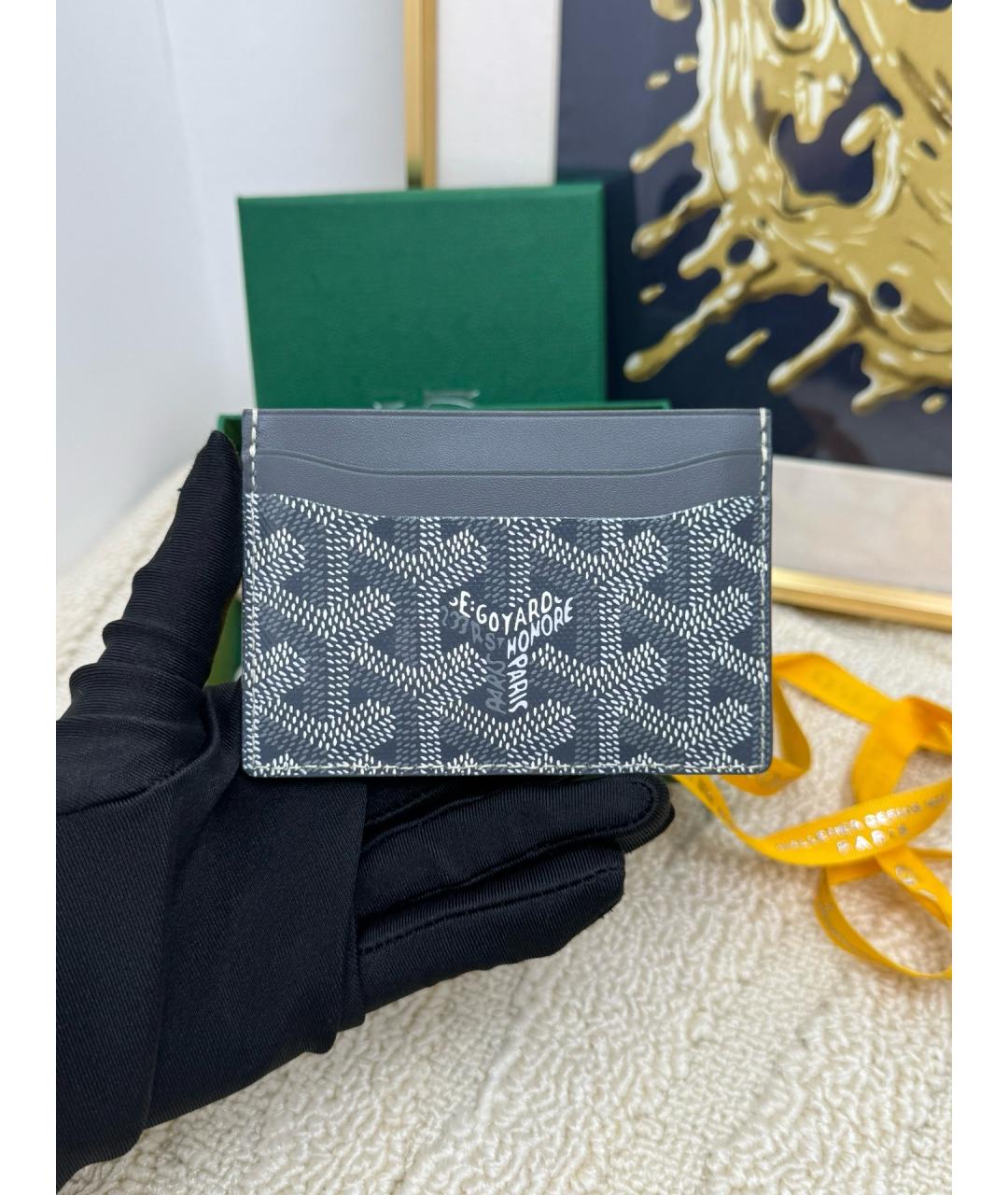 GOYARD Серый кардхолдер, фото 4