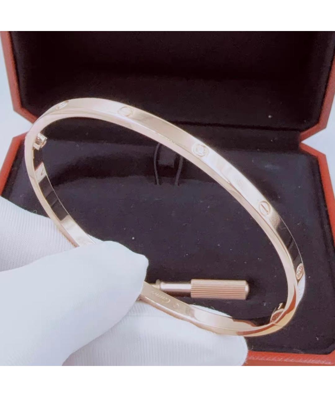 CARTIER Розовый браслет из розового золота, фото 6