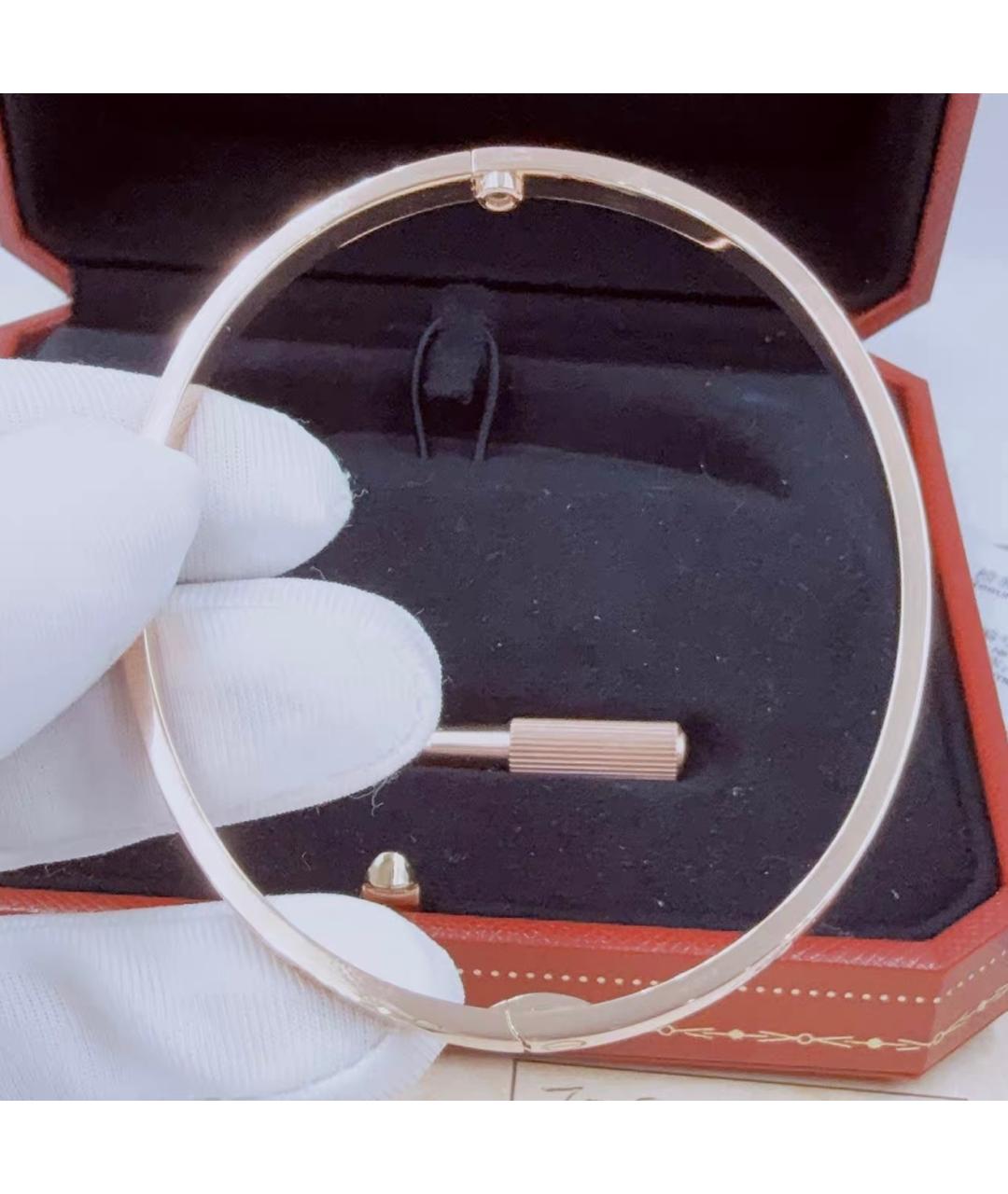 CARTIER Розовый браслет из розового золота, фото 7