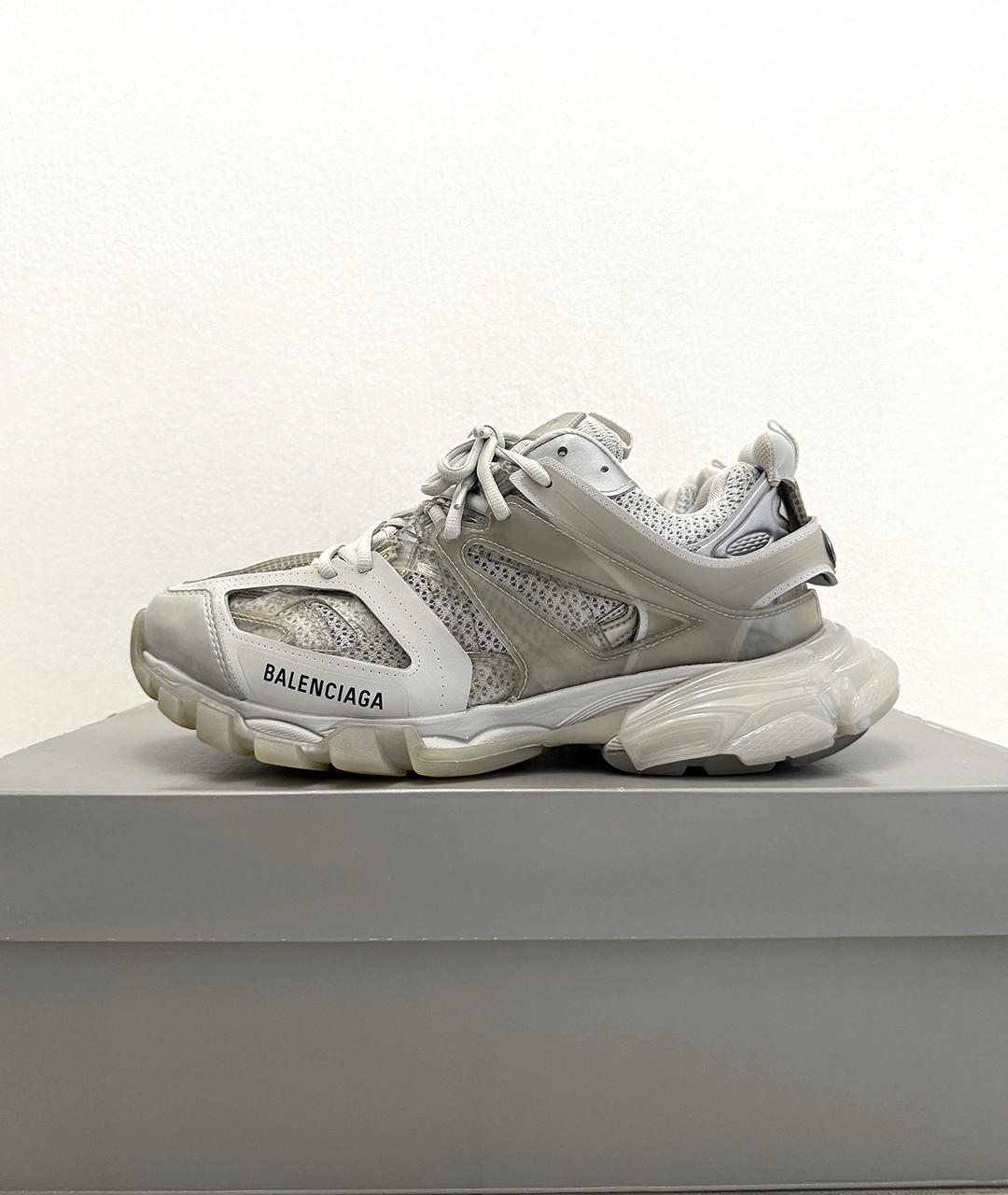 BALENCIAGA Серые низкие кроссовки / кеды, фото 2