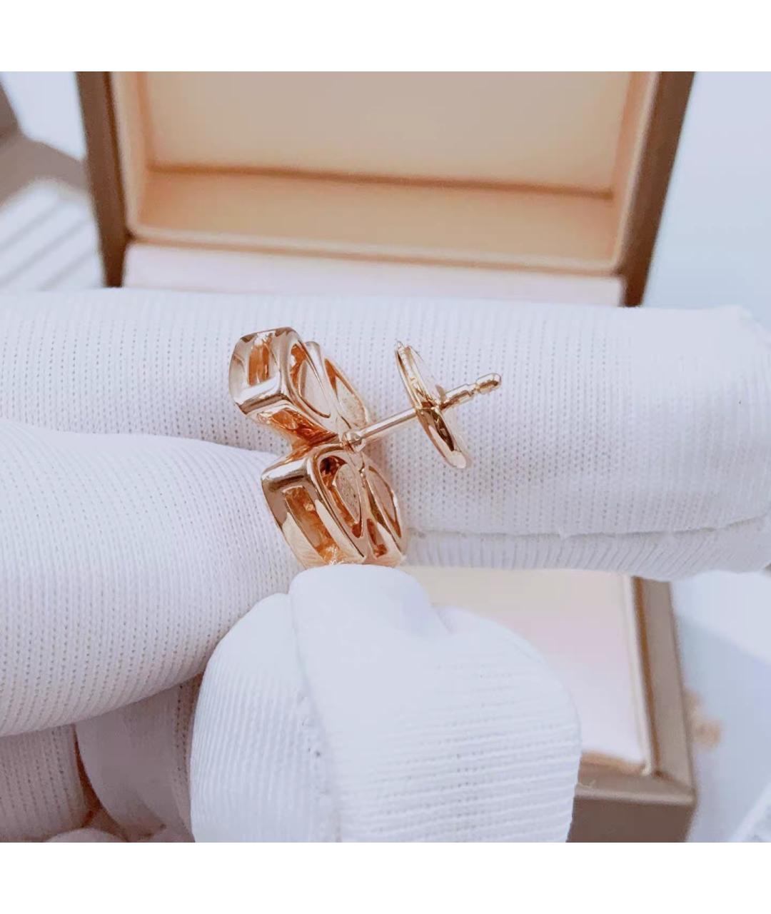 BVLGARI Розовые серьги из розового золота, фото 5