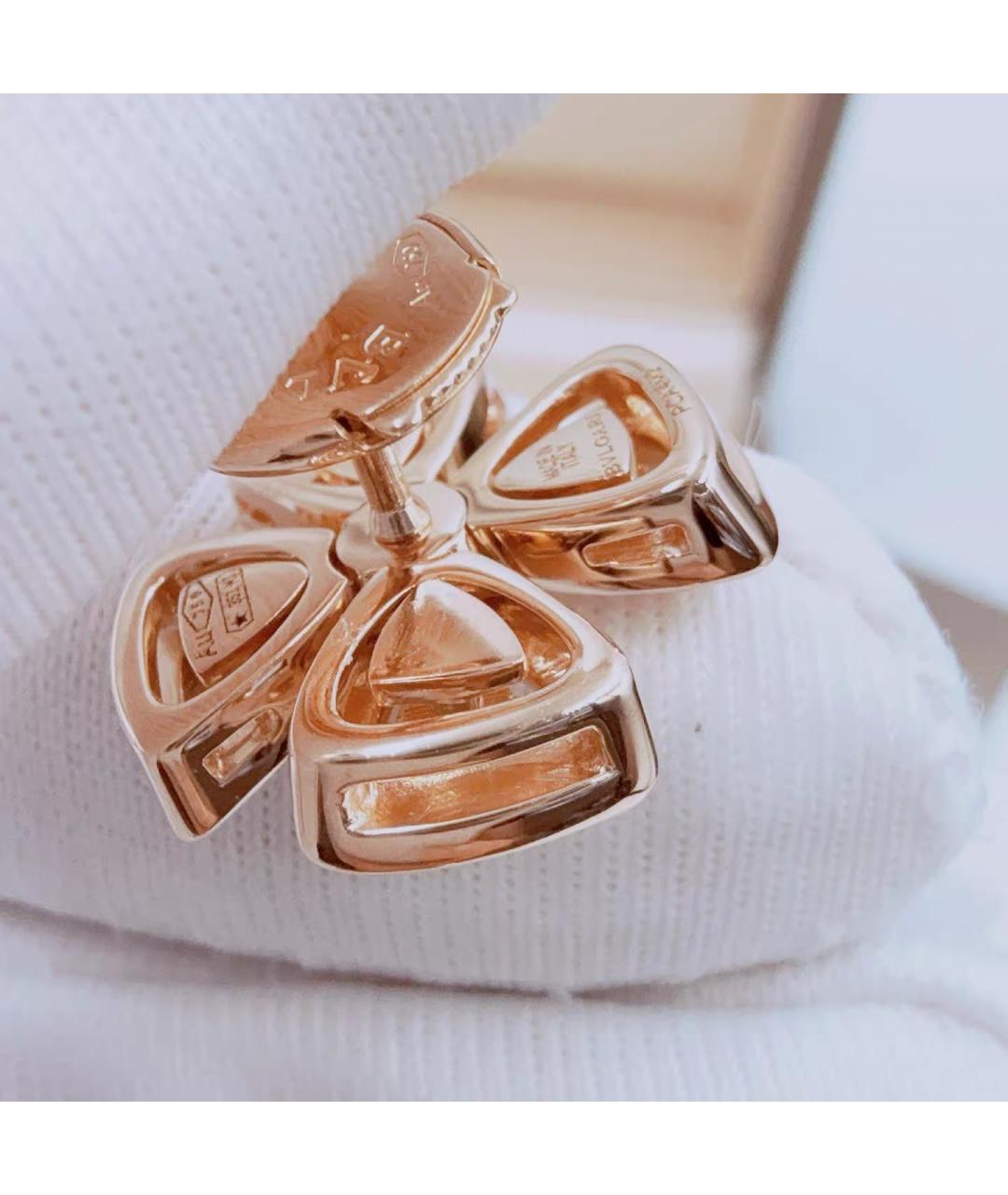BVLGARI Розовые серьги из розового золота, фото 6
