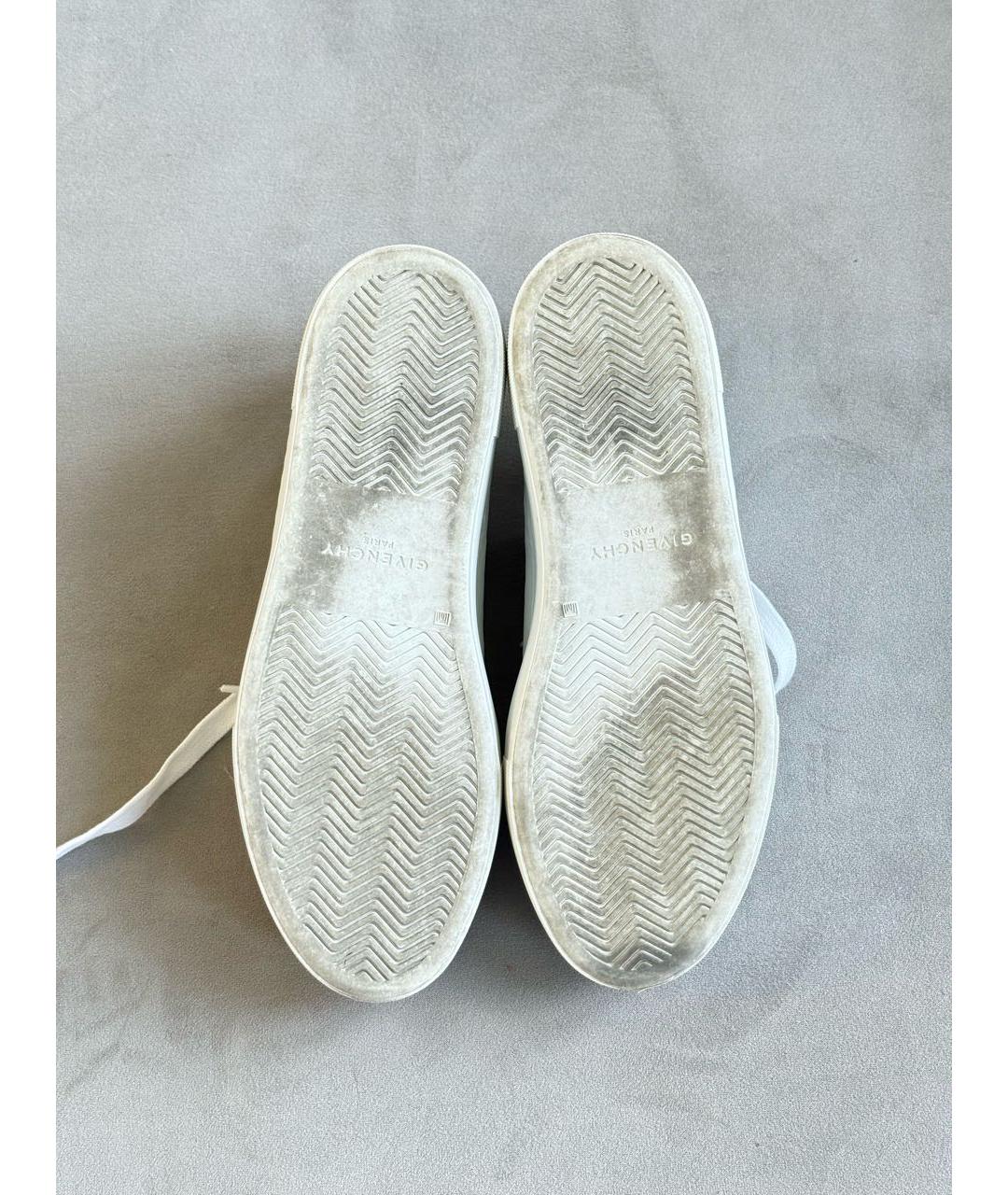 GIVENCHY Бирюзовые кожаные кроссовки, фото 5