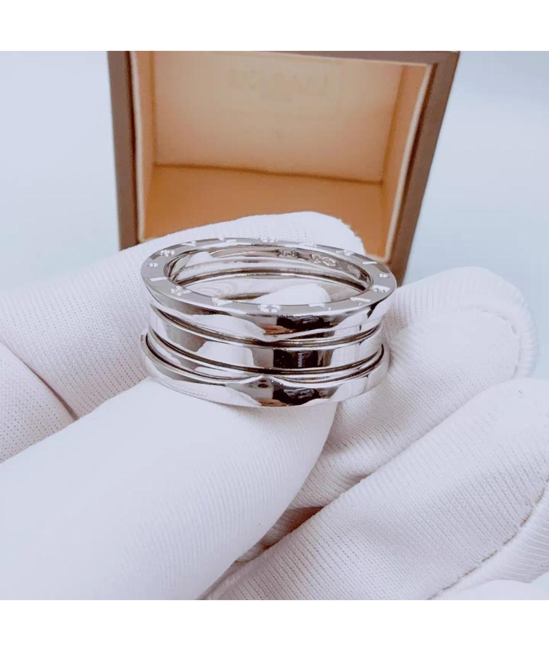 BVLGARI Белое кольцо из белого золота, фото 3