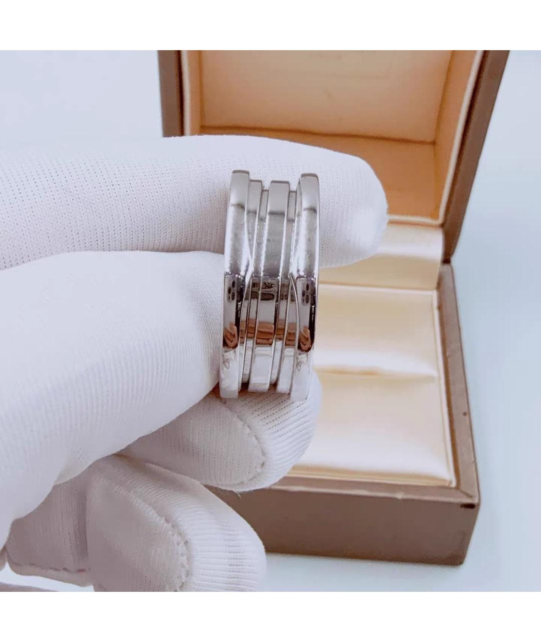 BVLGARI Белое кольцо из белого золота, фото 2