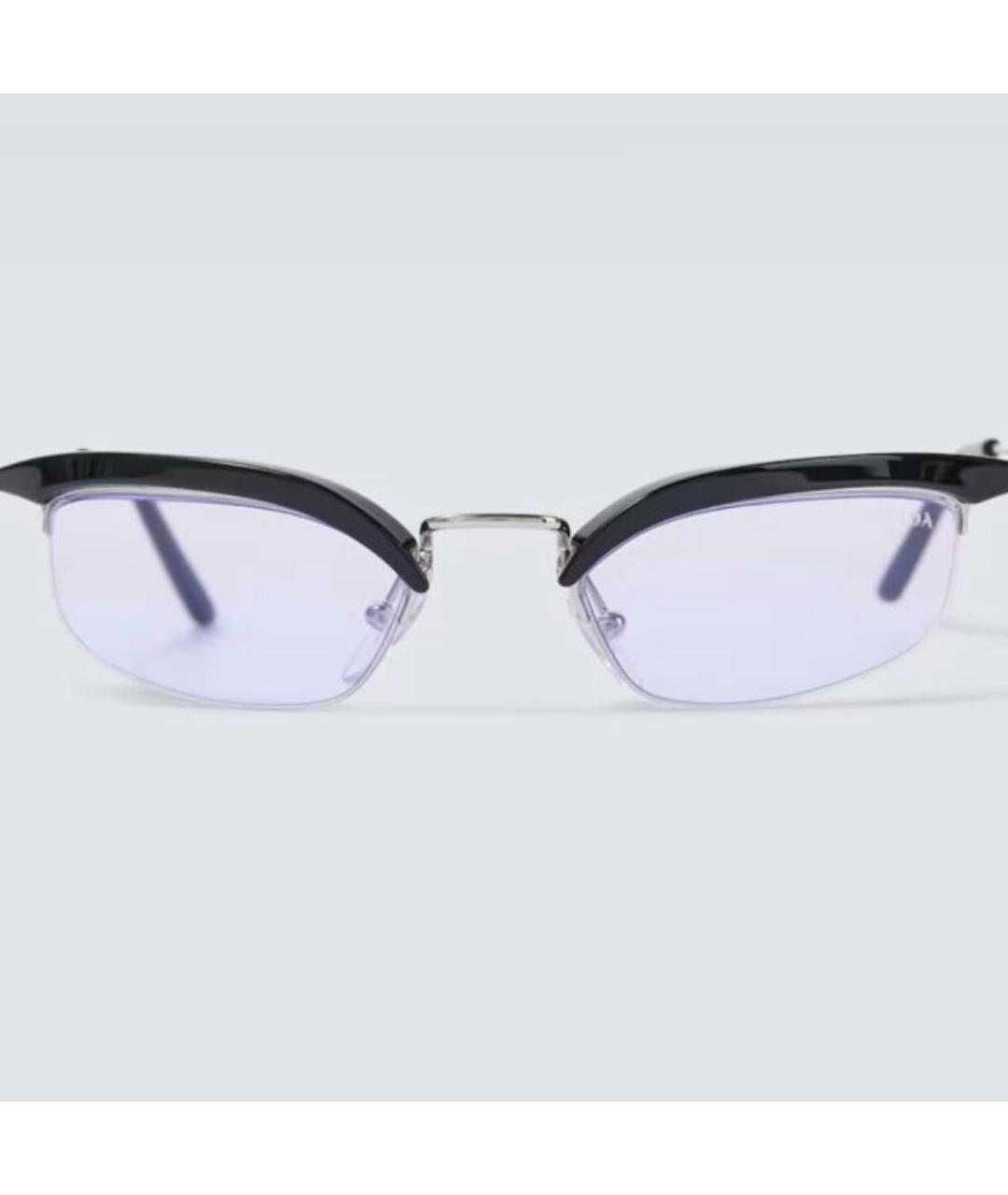 PRADA Фиолетовые металлические солнцезащитные очки, фото 2