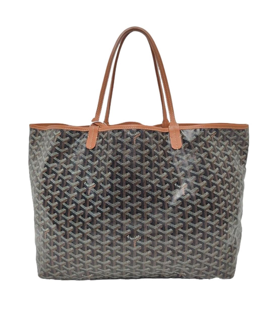 GOYARD Коричневая кожаная сумка тоут, фото 1