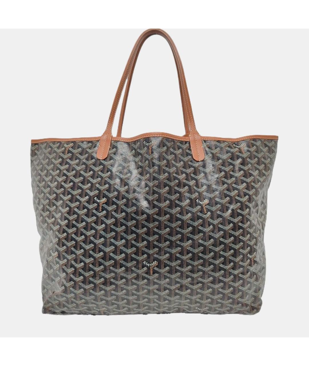 GOYARD Коричневая кожаная сумка тоут, фото 4