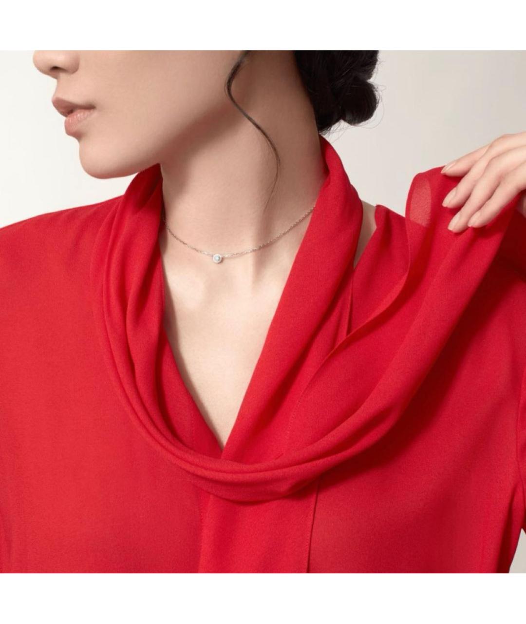 CARTIER Серебряное колье из белого золота, фото 7