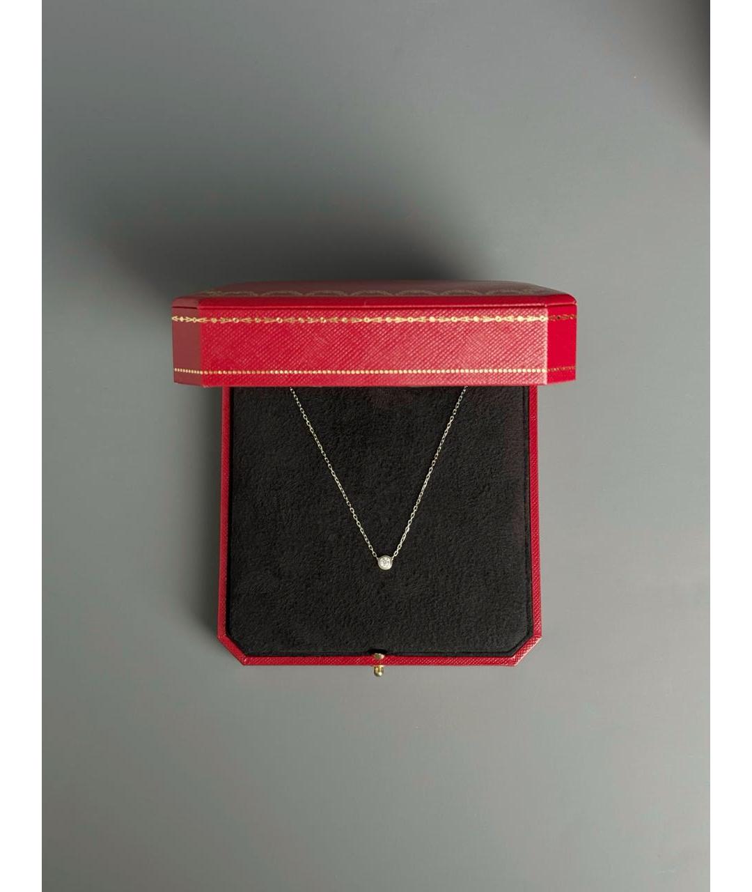 CARTIER Серебряное колье из белого золота, фото 2