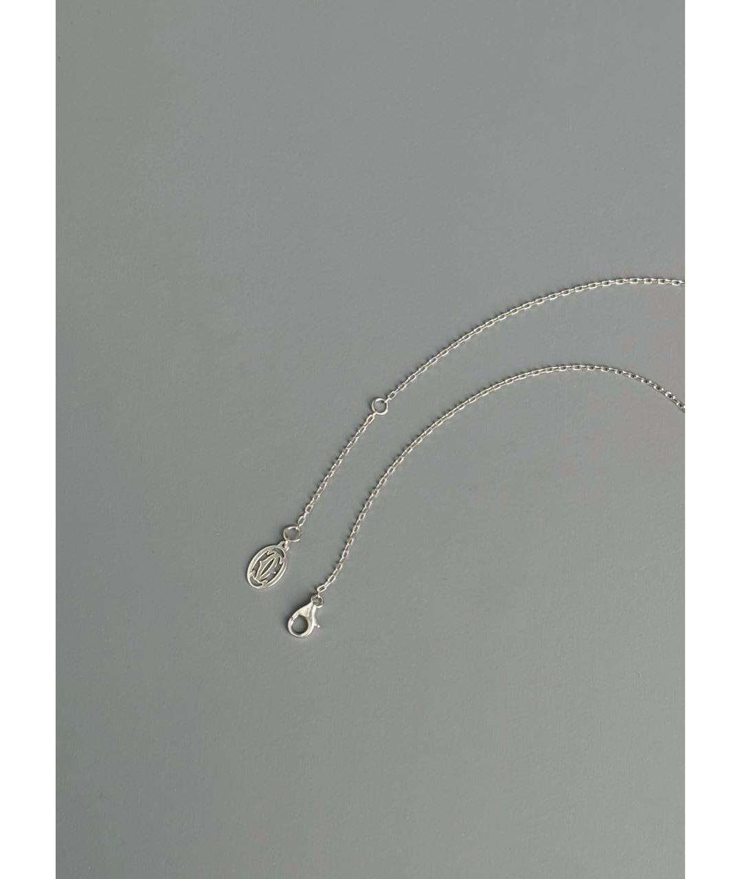 CARTIER Серебряное колье из белого золота, фото 4