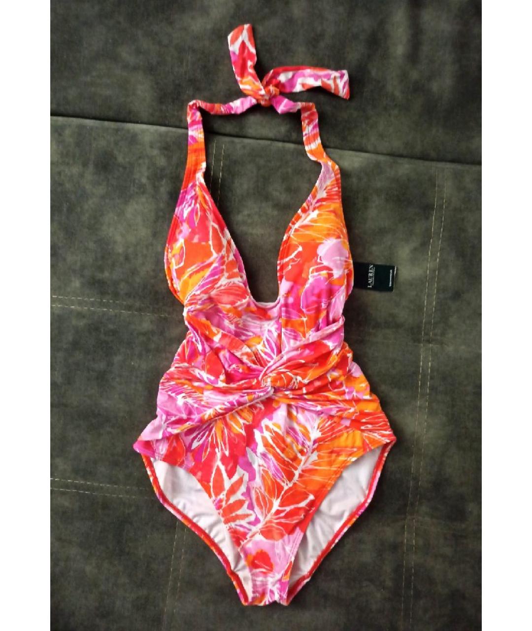 RALPH LAUREN Оранжевый купальник, фото 5
