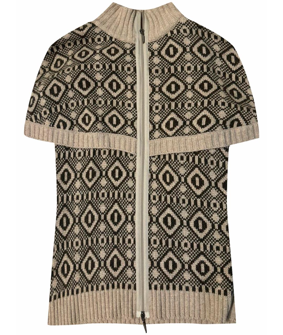 WEEKEND MAX MARA Бежевый шерстяной джемпер / свитер, фото 1