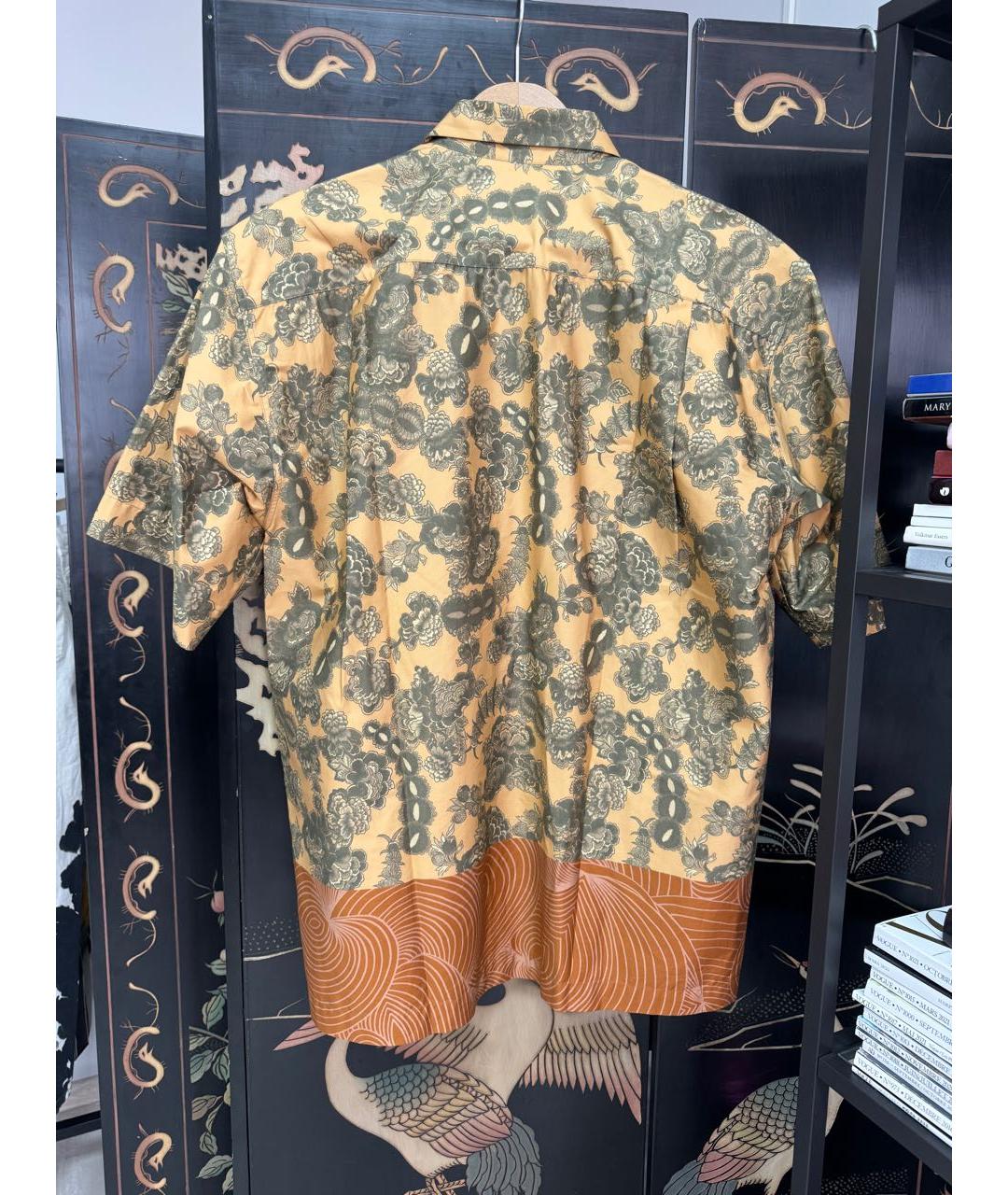 DRIES VAN NOTEN Коричневая хлопковая кэжуал рубашка, фото 2