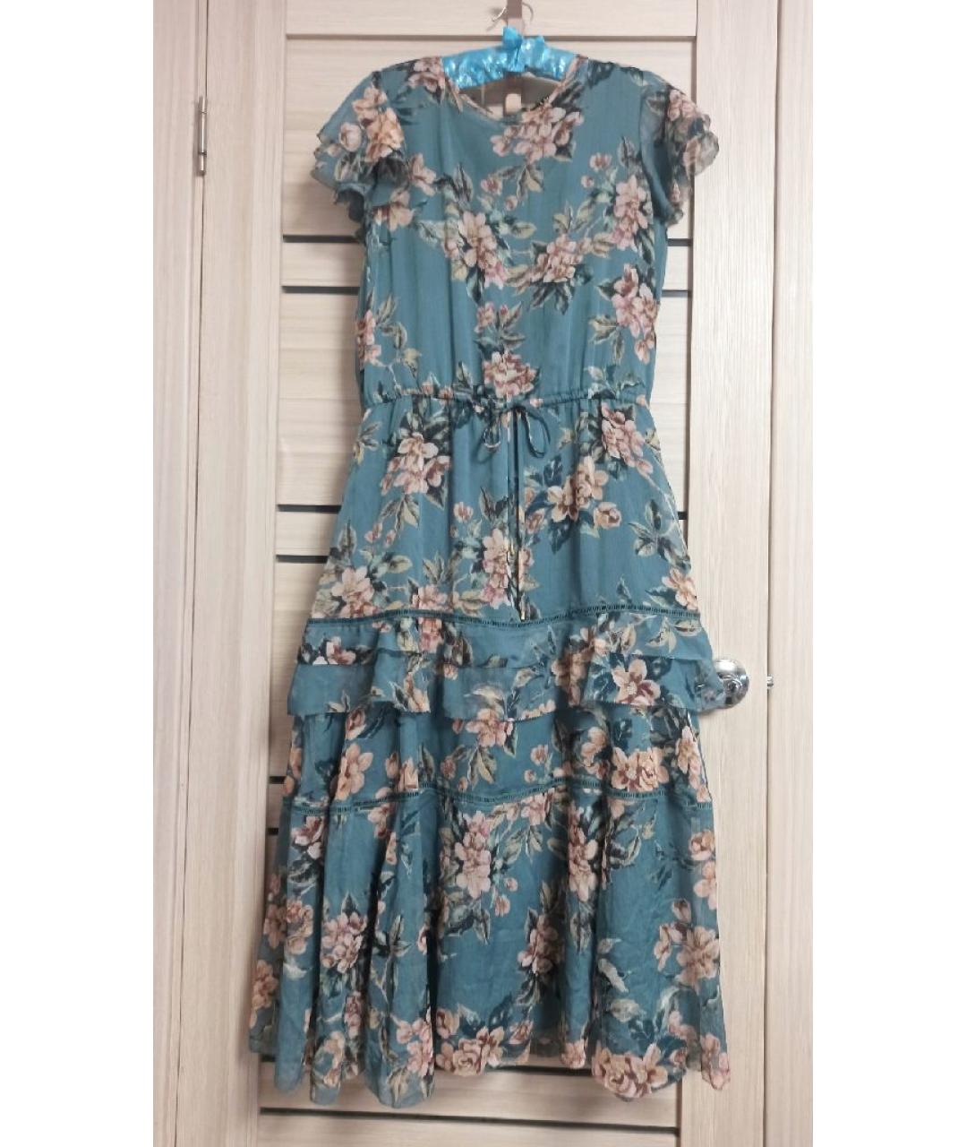 RALPH LAUREN Бирюзовое повседневное платье, фото 2