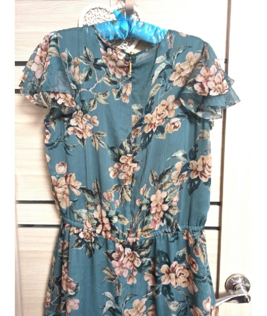 RALPH LAUREN Бирюзовое повседневное платье, фото 4