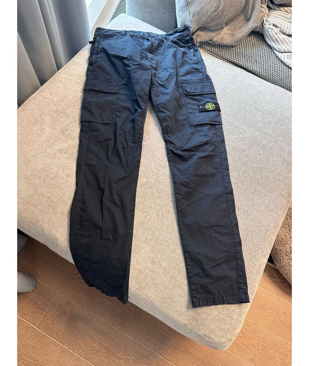 STONE ISLAND Темно-синие брюки и шорты, фото 6