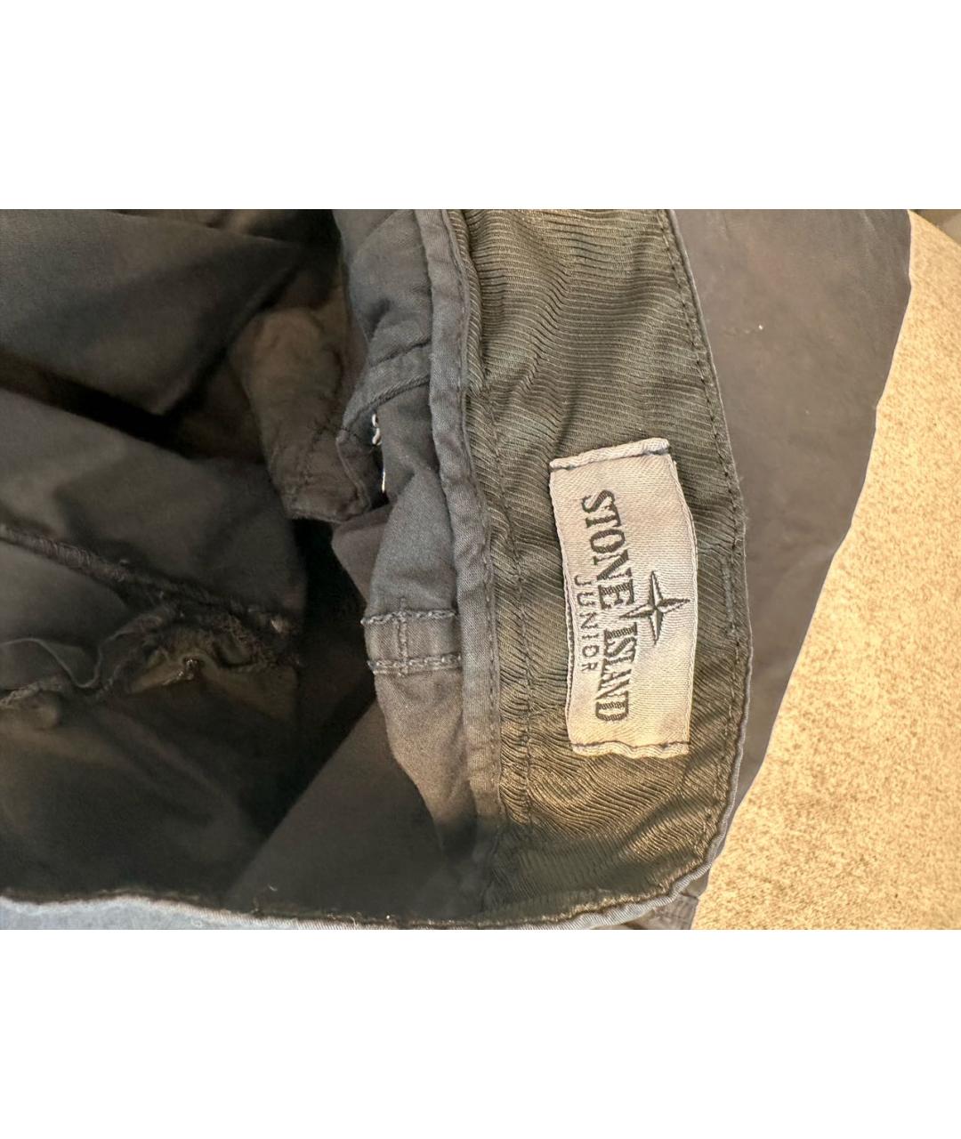 STONE ISLAND Темно-синие брюки и шорты, фото 4