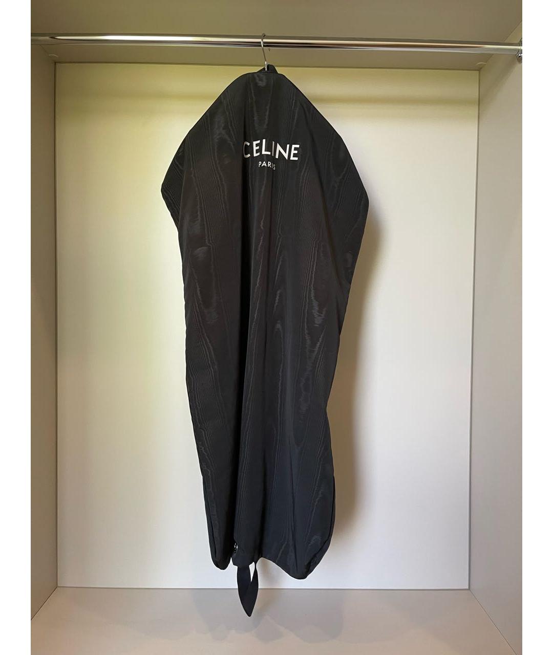 CELINE Черная кожаная куртка, фото 5