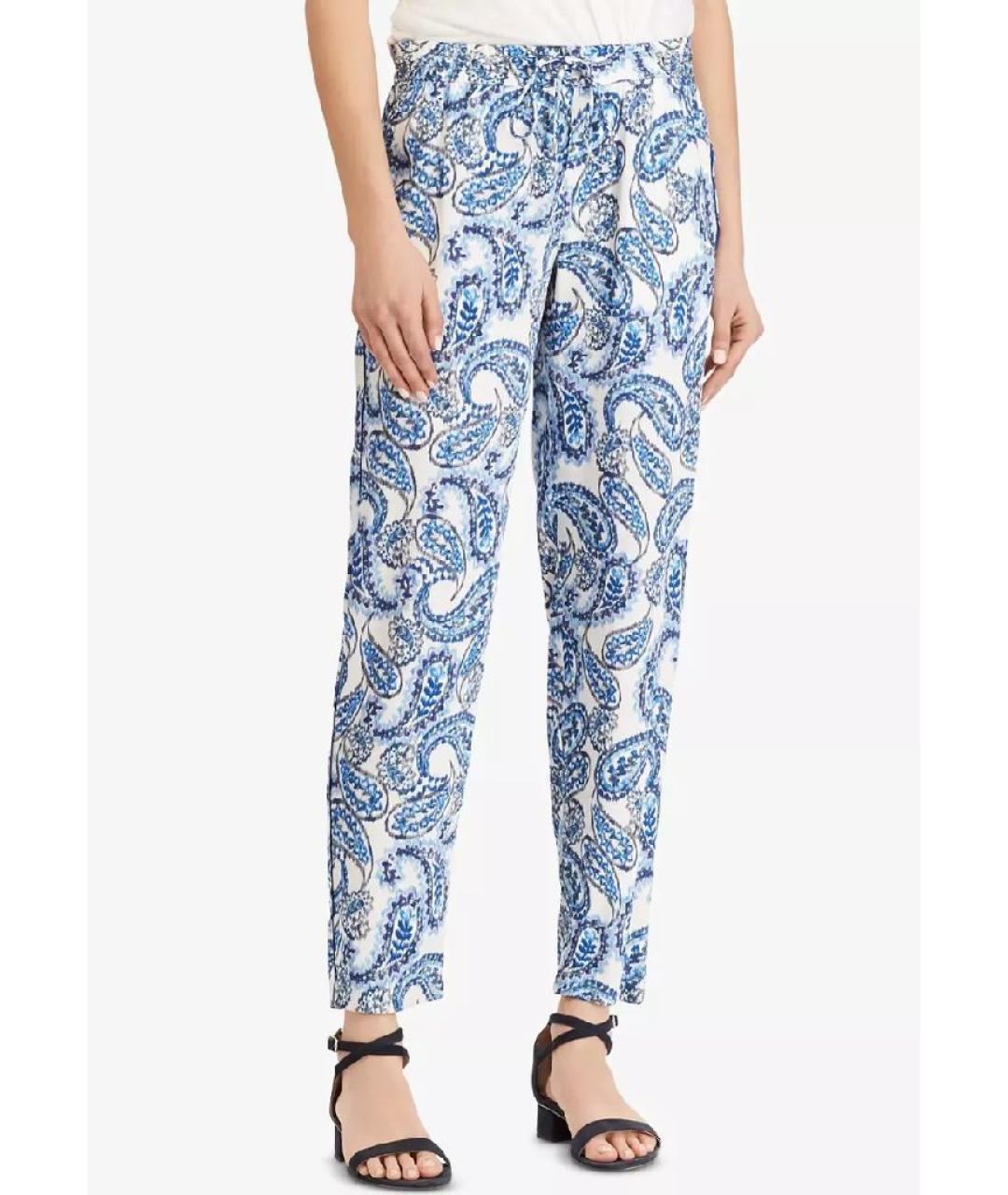 RALPH LAUREN Вискозные прямые брюки, фото 2