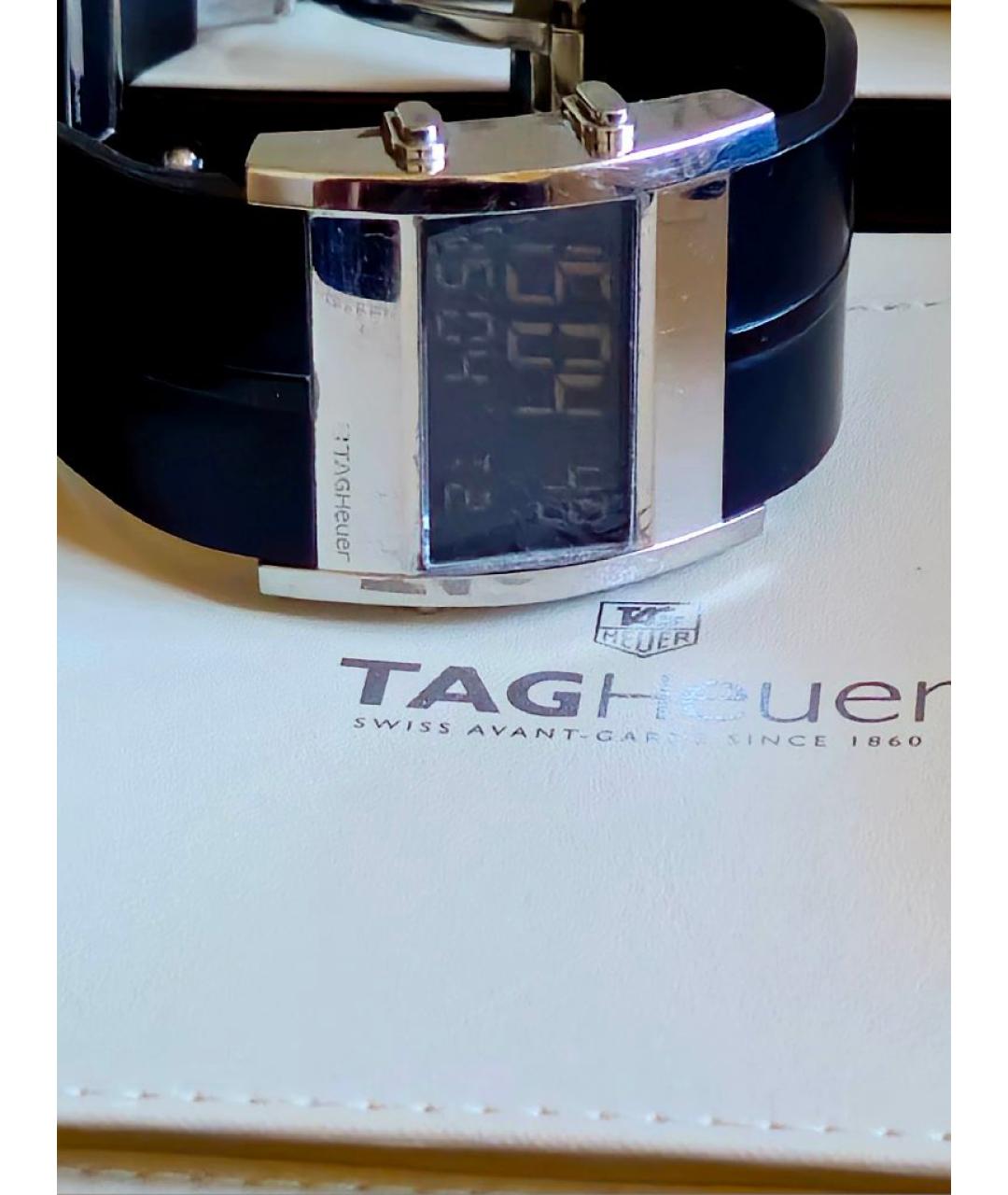 TAG HEUER Белые стальные часы, фото 2