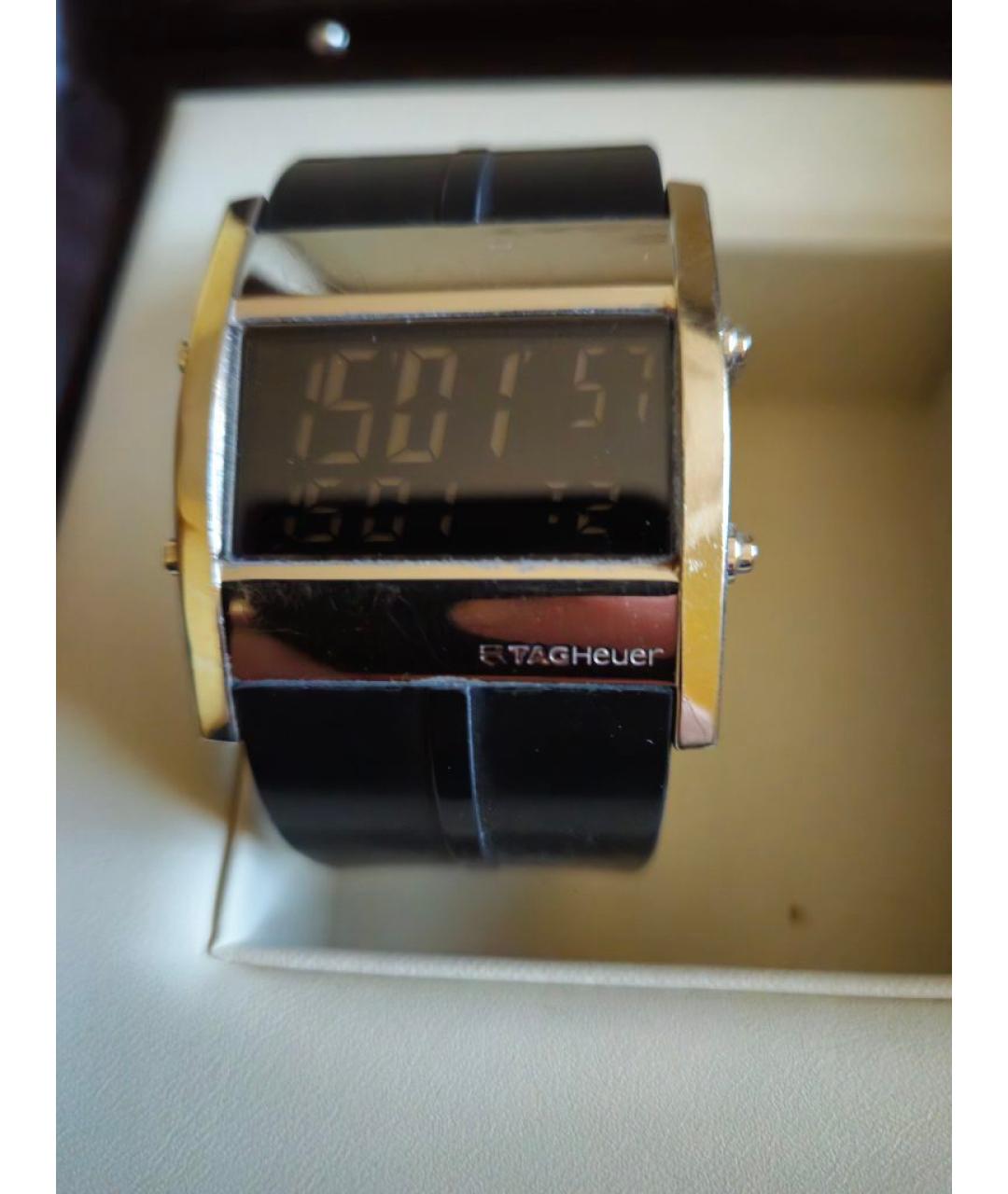 TAG HEUER Белые стальные часы, фото 3