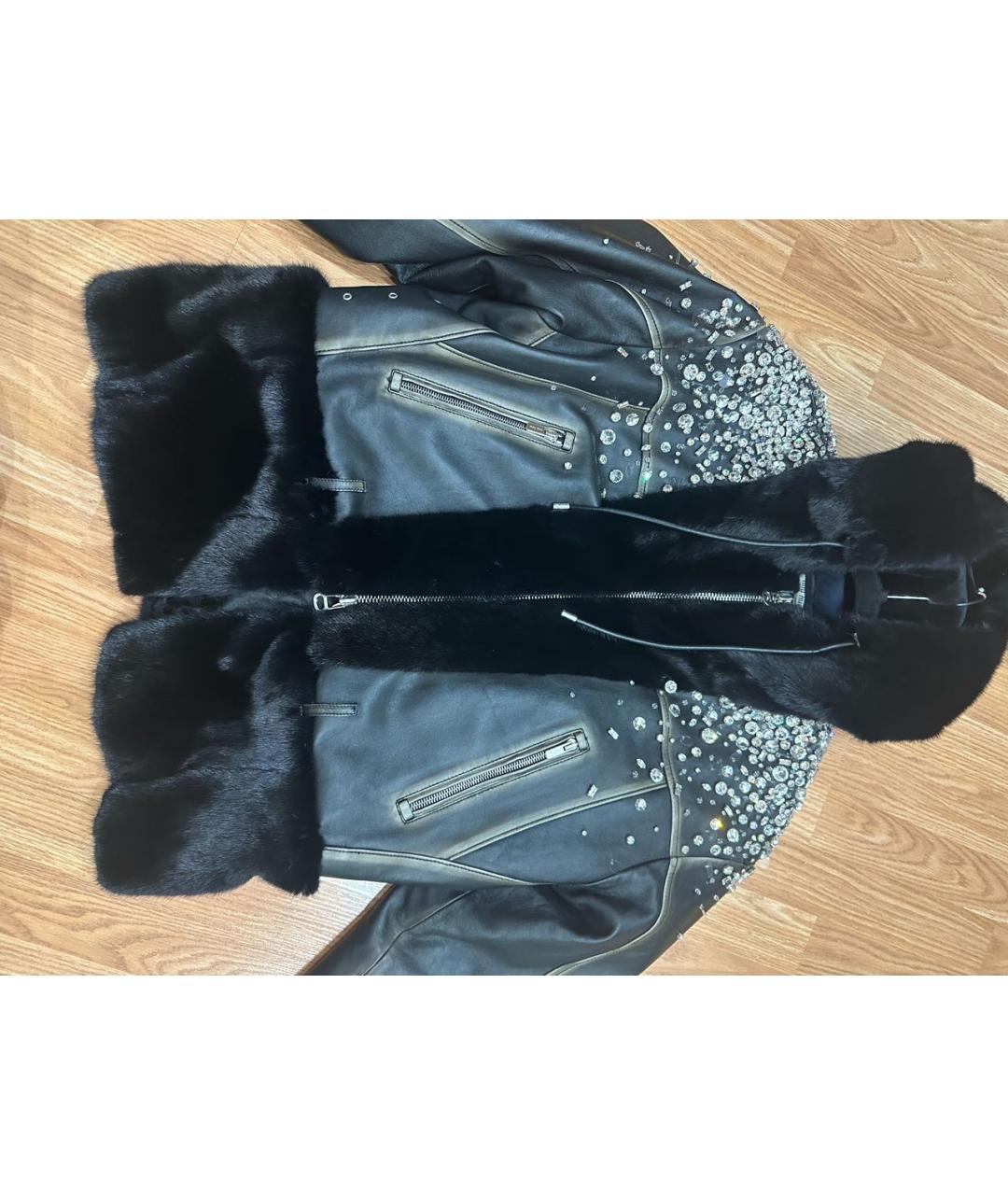MIU MIU Коричневая кожаная куртка, фото 7