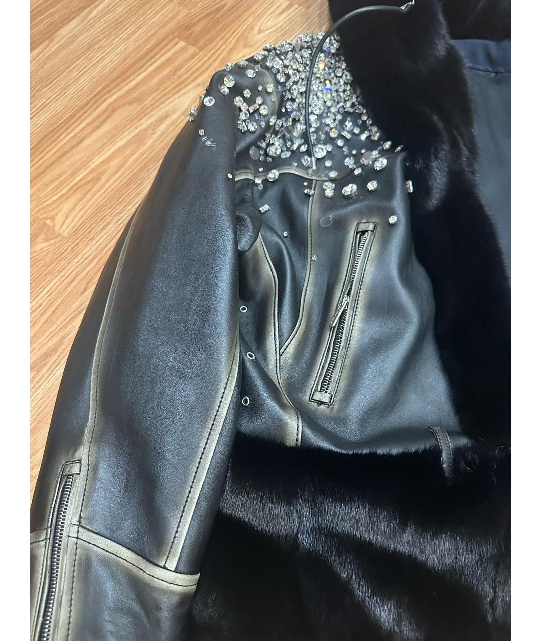 MIU MIU Коричневая кожаная куртка, фото 4