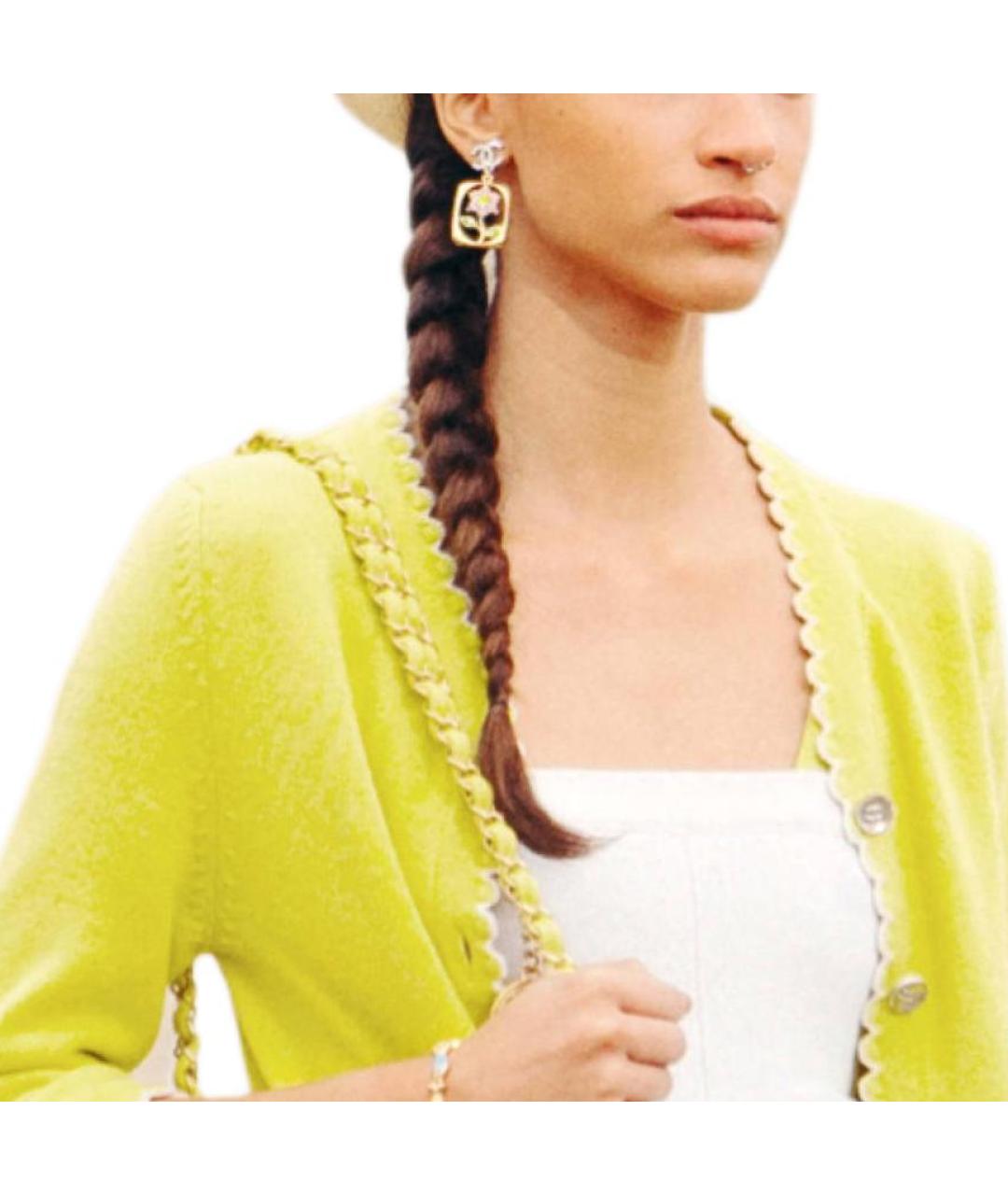 CHANEL Желтый кардиган, фото 2