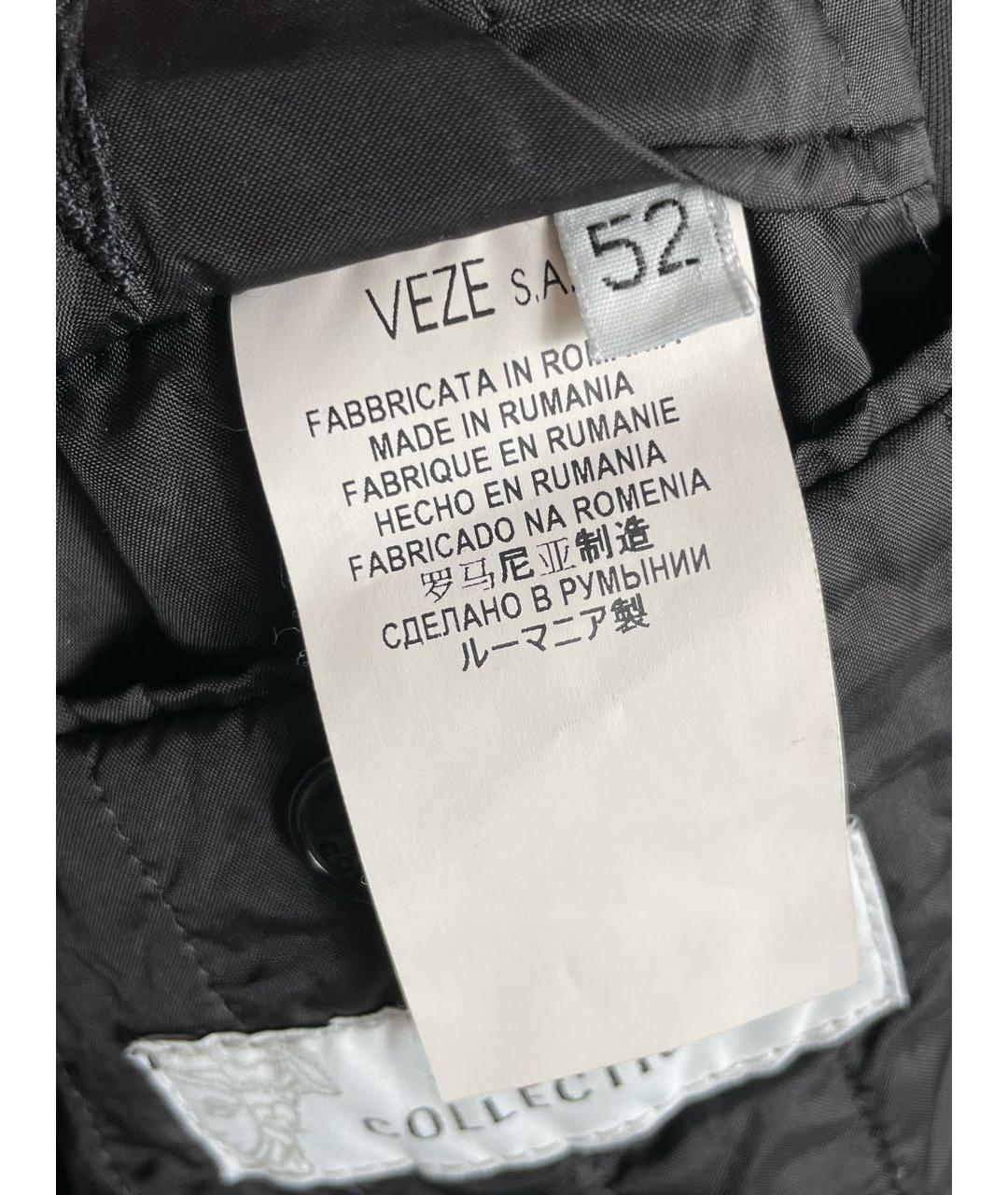 VERSACE COLLECTION Черная полиэстеровая куртка, фото 6