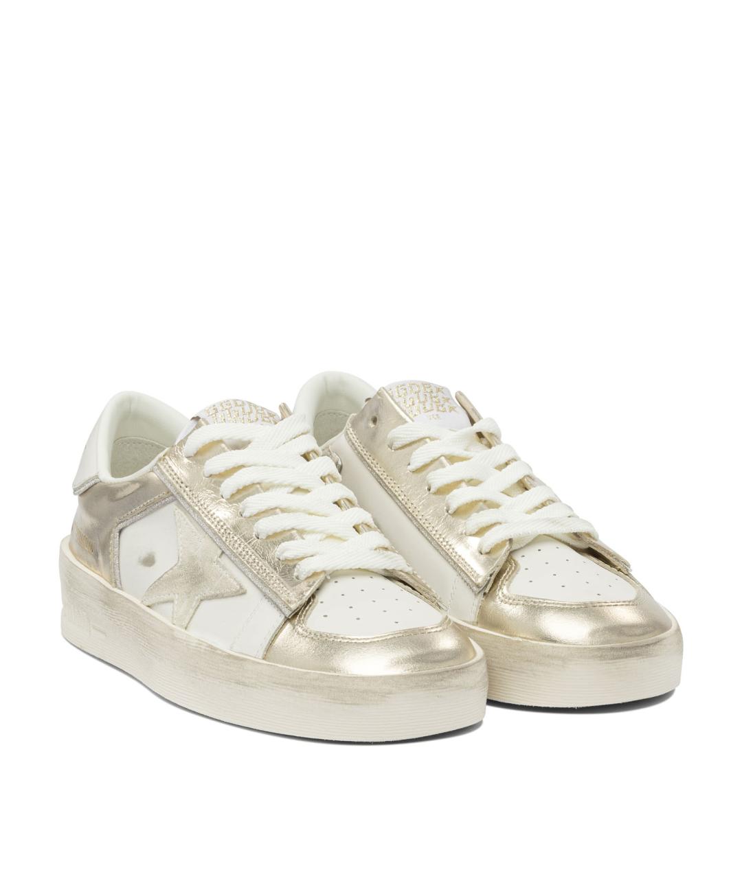 GOLDEN GOOSE DELUXE BRAND Мульти кожаные кеды, фото 2